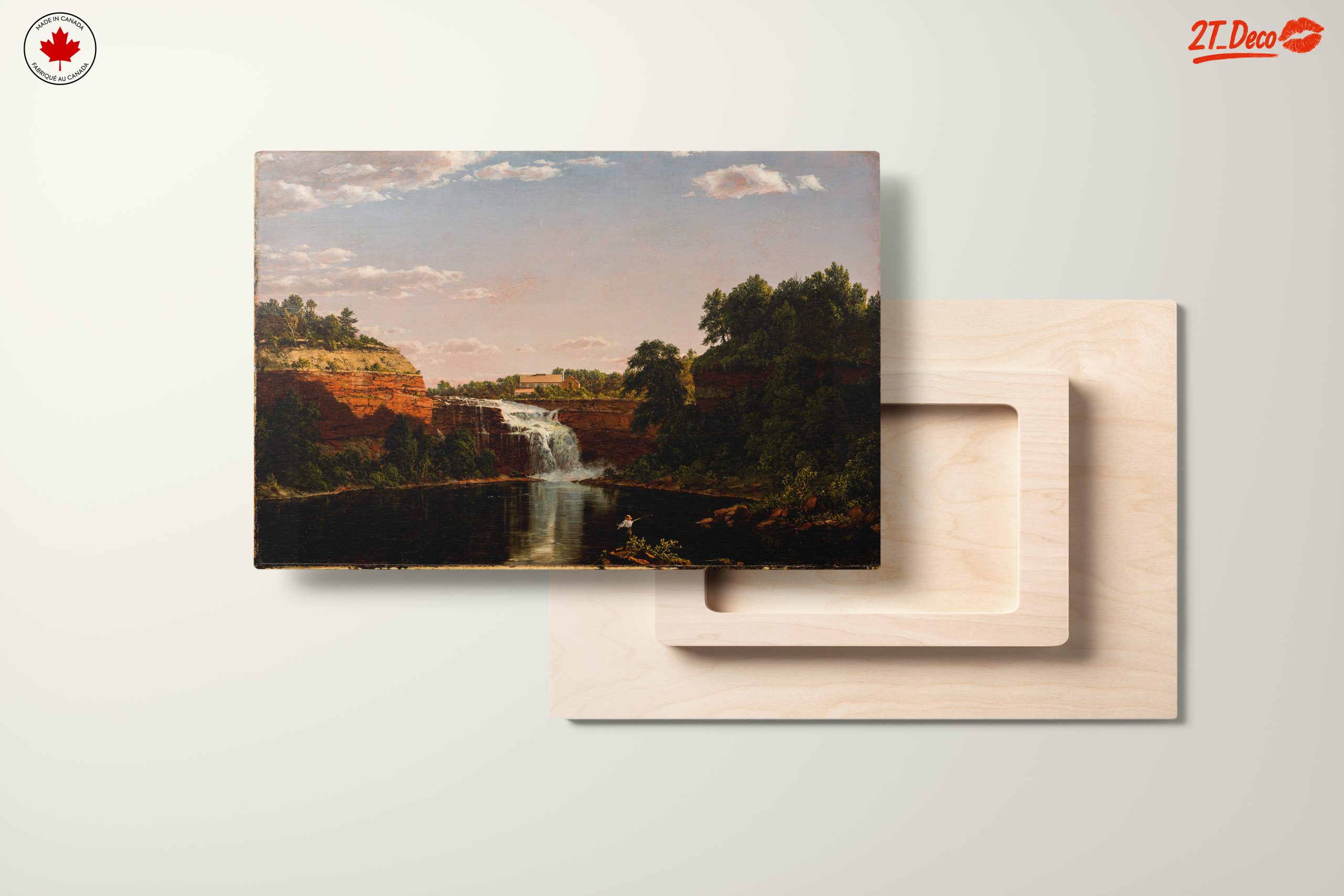 Serene Adventure Landscape with Waterfall - Image 11