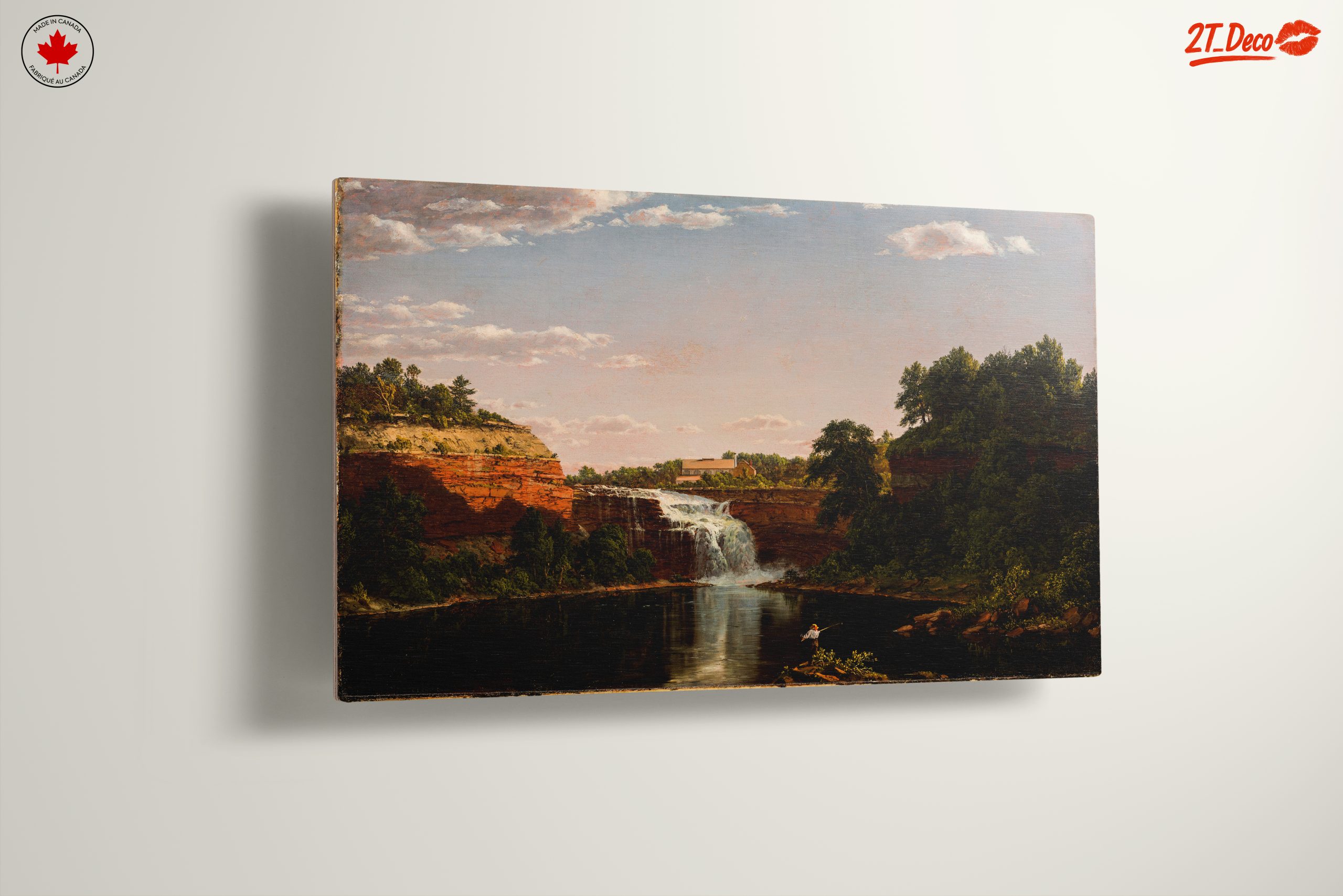 Serene Adventure Landscape with Waterfall - Image 13