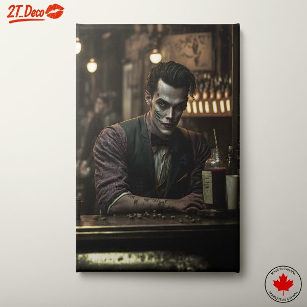 Stylized Character in Bar Setting