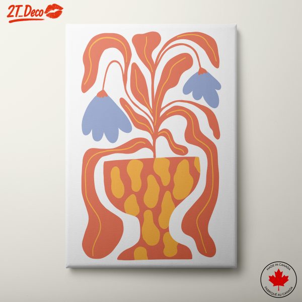 Stylized Botanical Flower Artwork 2
