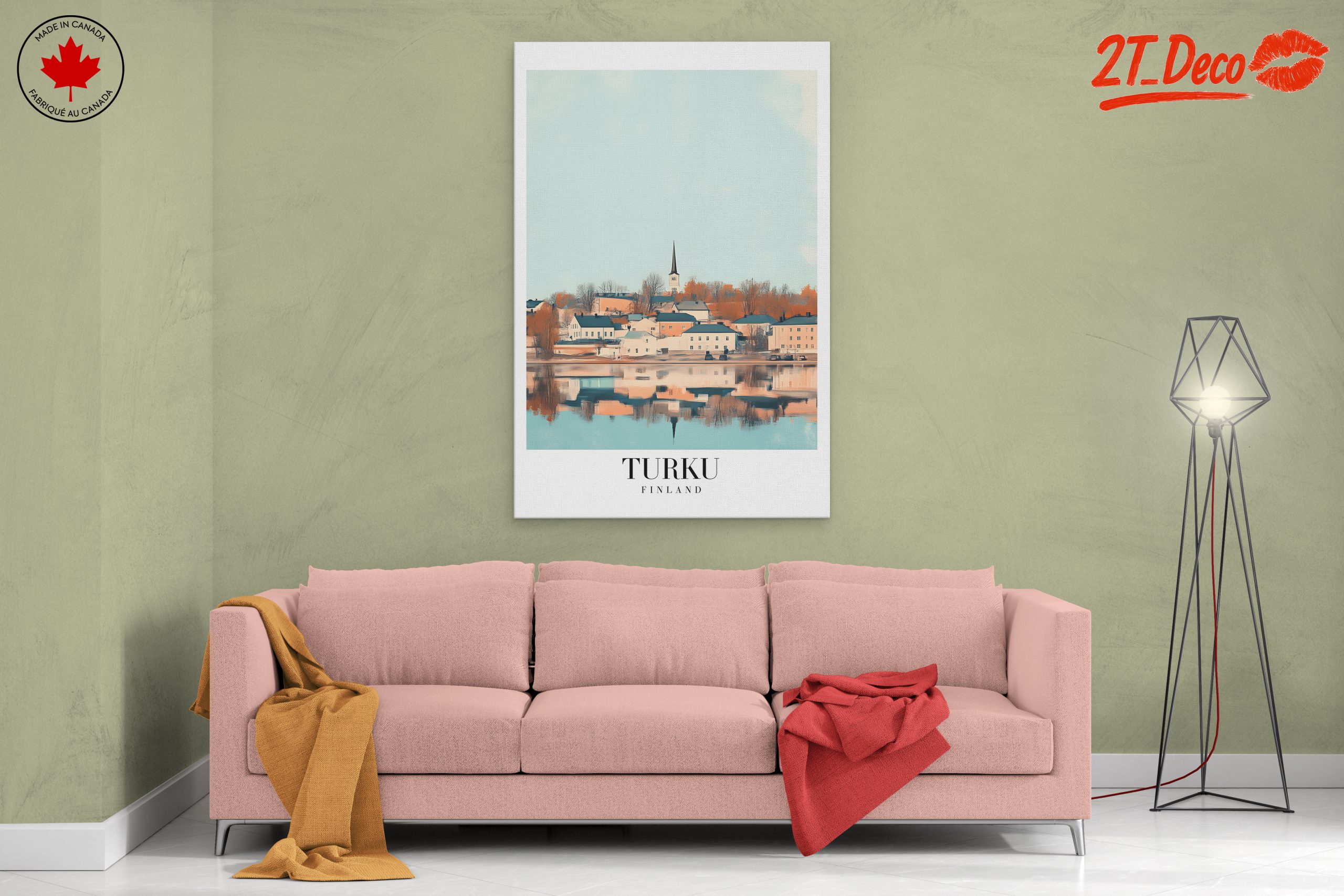 Turku Finland Cityscape Art - Image 2