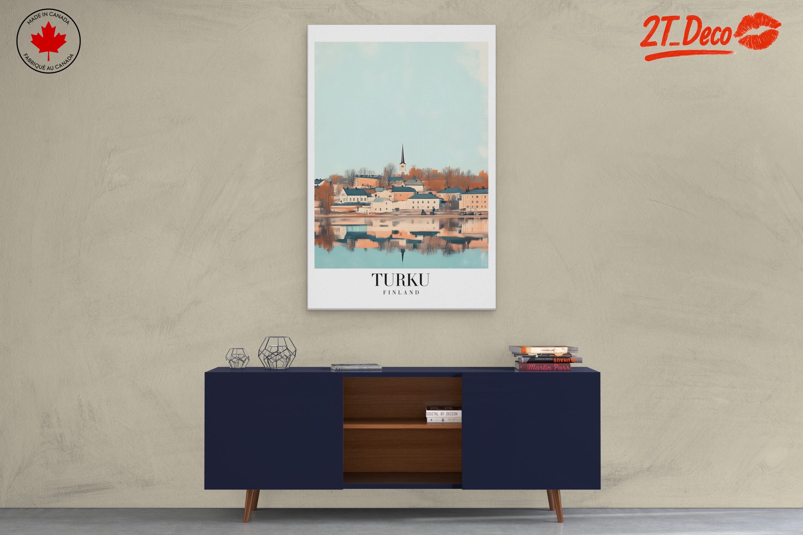 Turku Finland Cityscape Art - Image 3