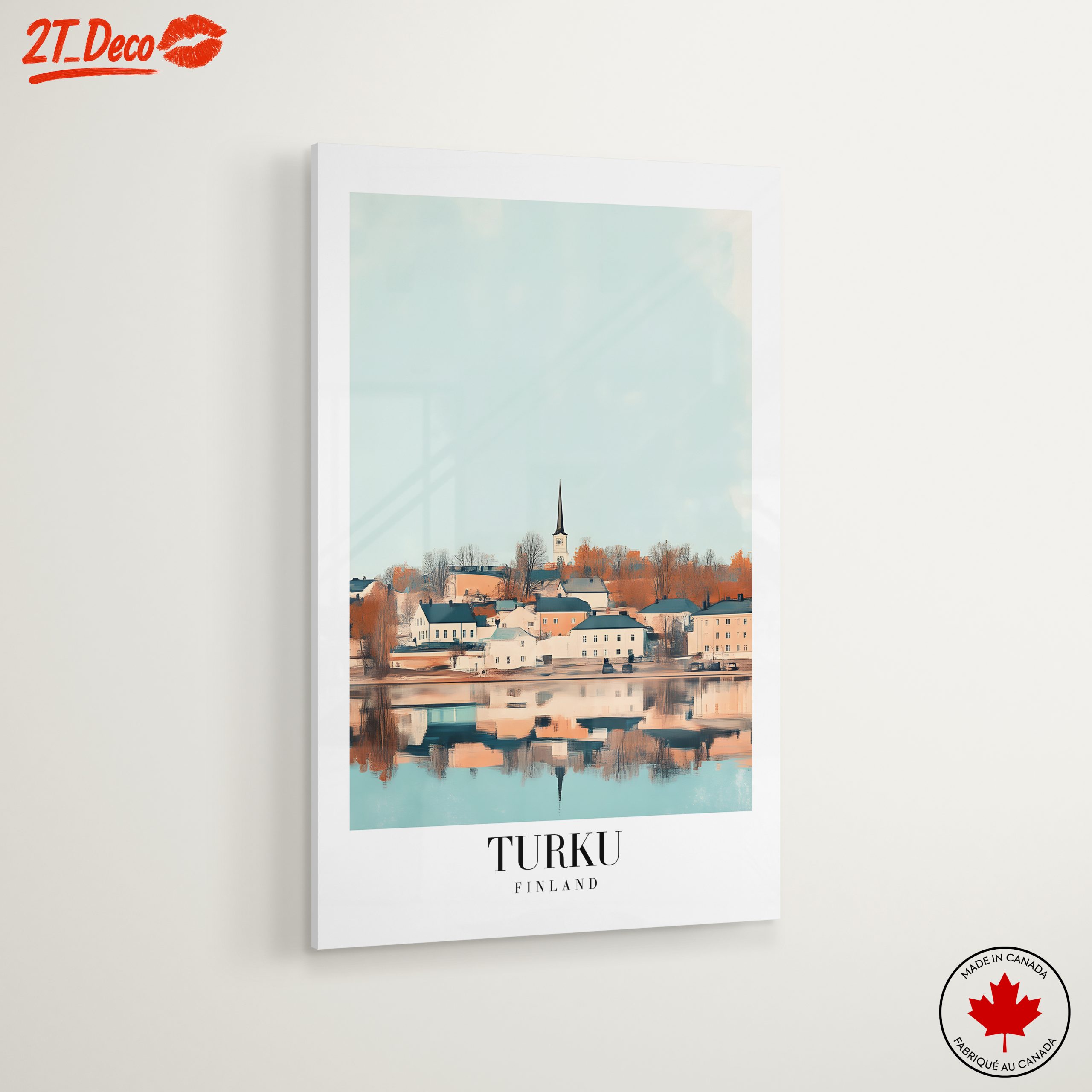 Turku Finland Cityscape Art - Image 6