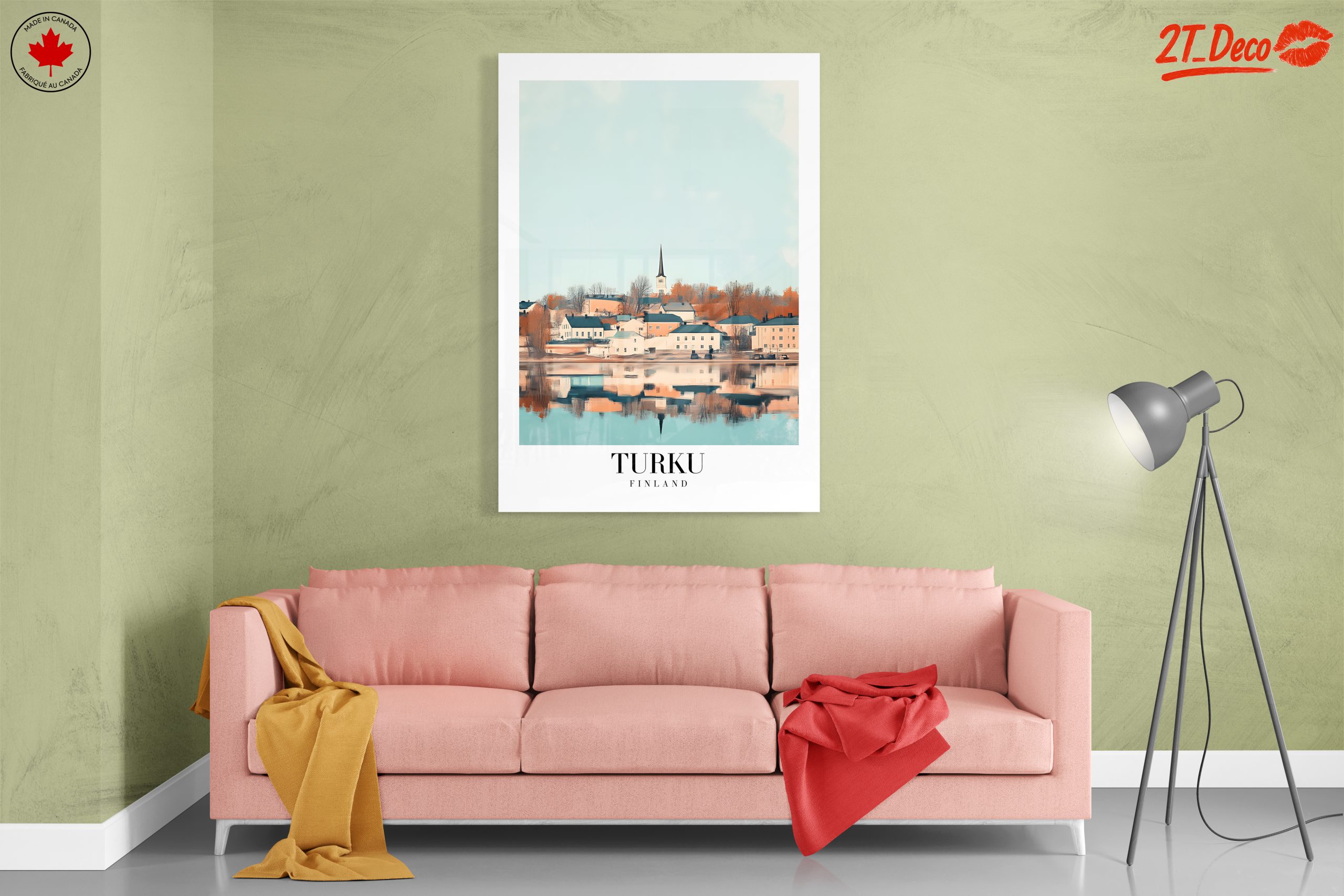 Turku Finland Cityscape Art - Image 7