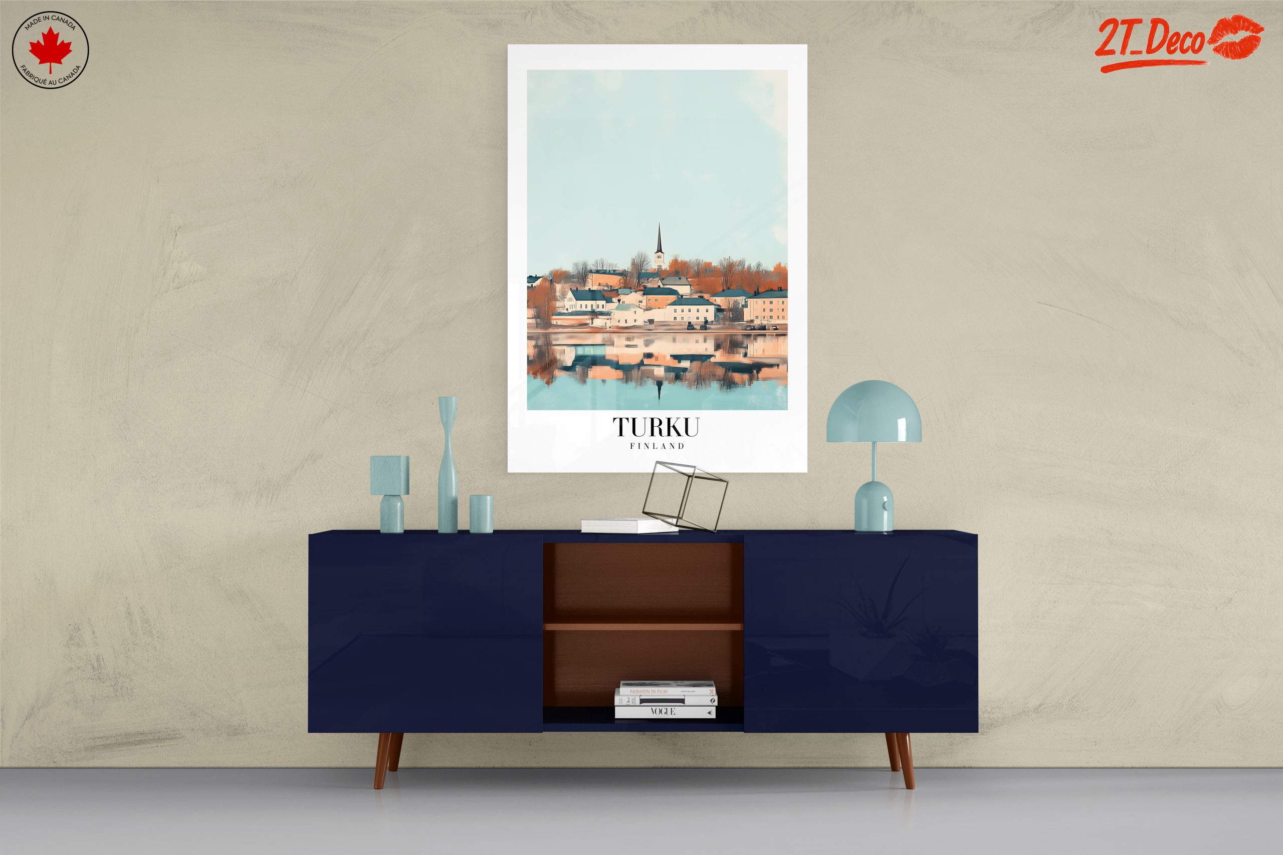 Turku Finland Cityscape Art - Image 8