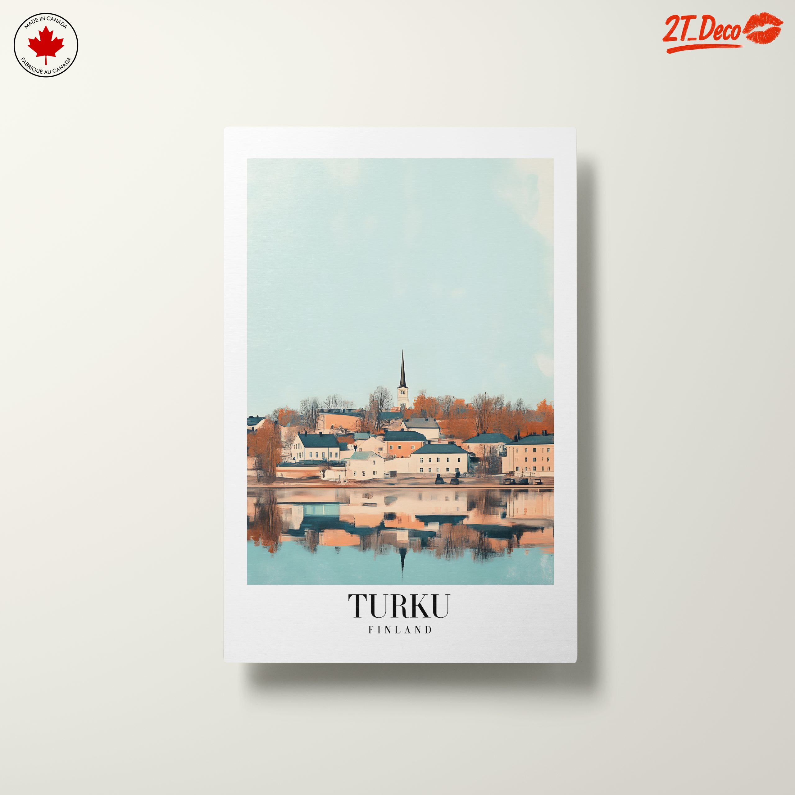 Turku Finland Cityscape Art - Image 10