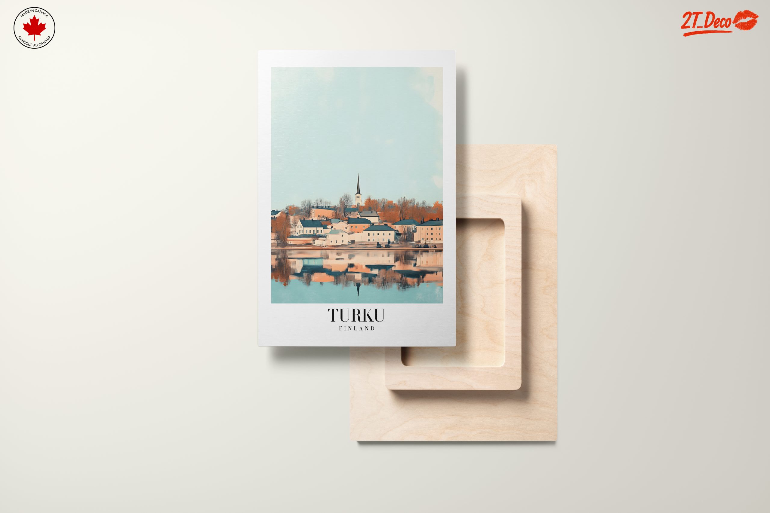 Turku Finland Cityscape Art - Image 11