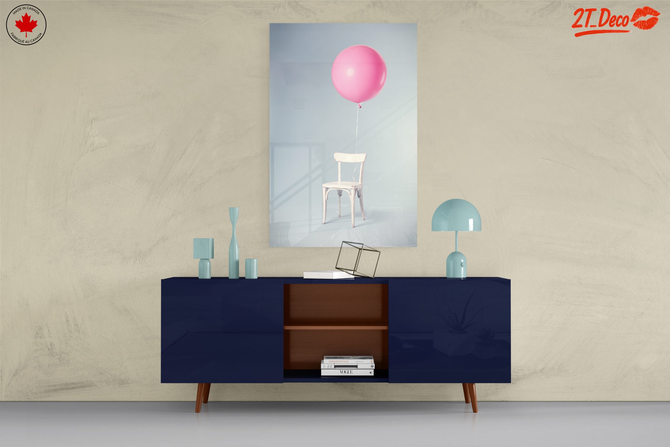 Whimsical Balloon with White Chair - Image 8
