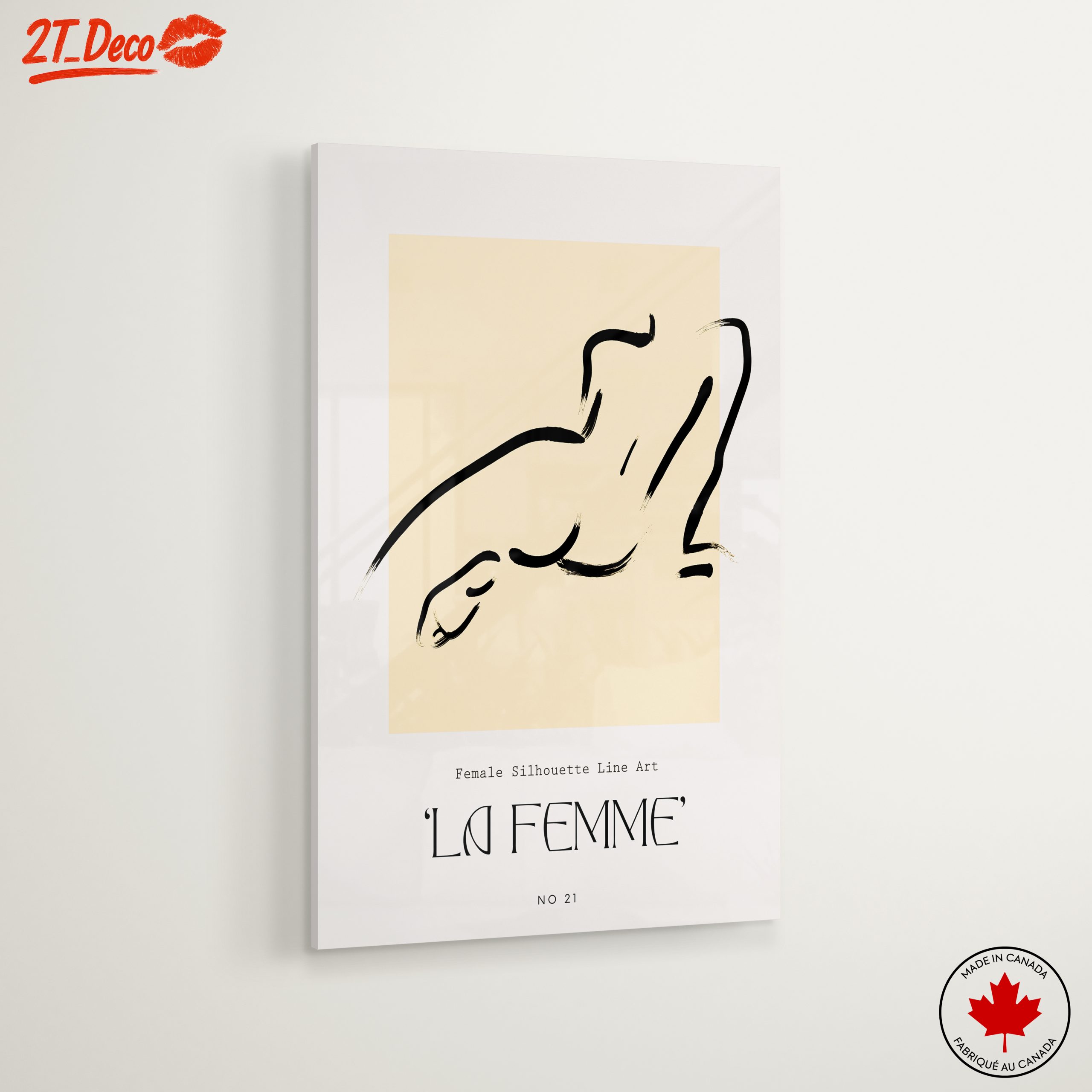 Minimalist Female Silhouette Art - La Femme - Image 6