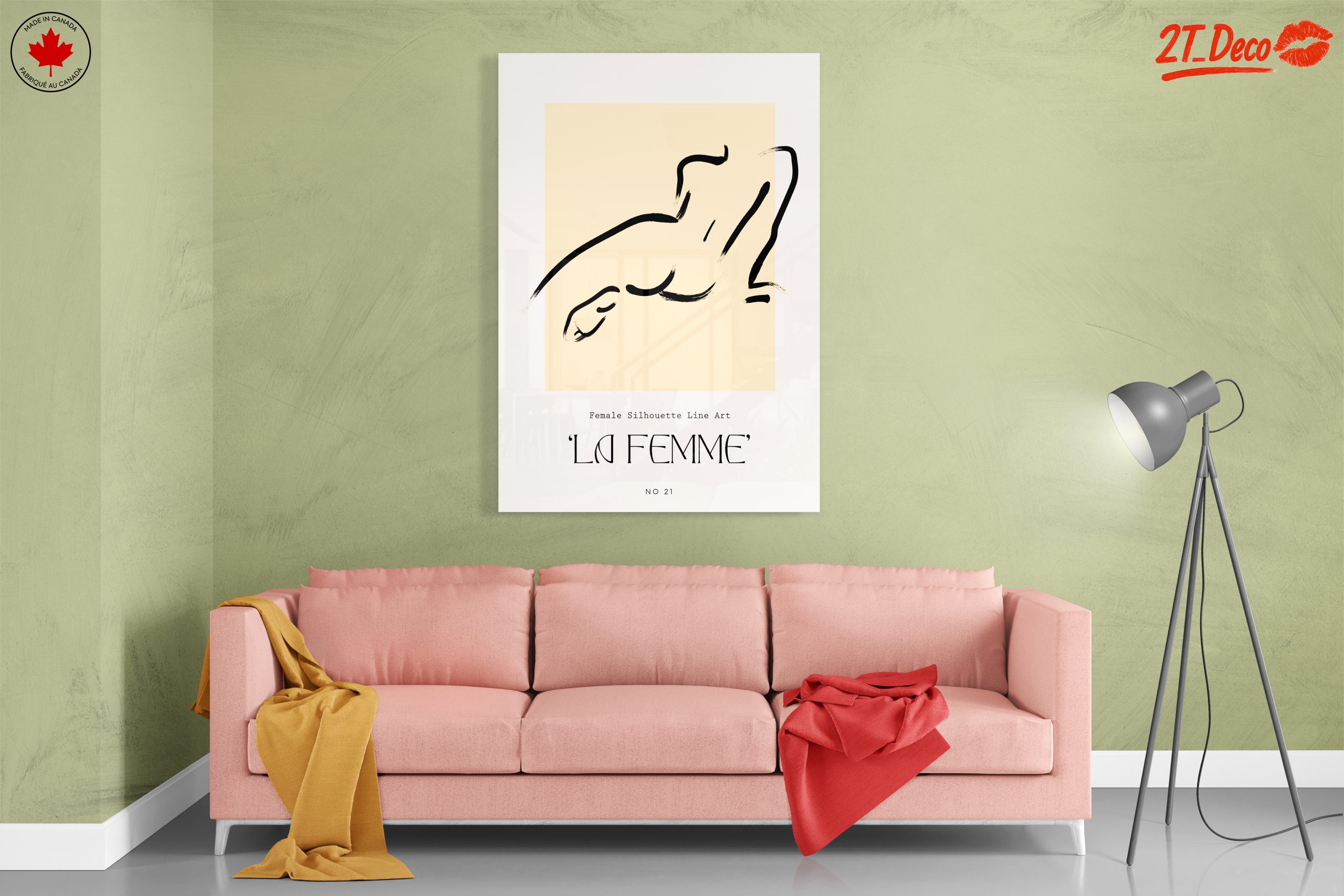 Minimalist Female Silhouette Art - La Femme - Image 7