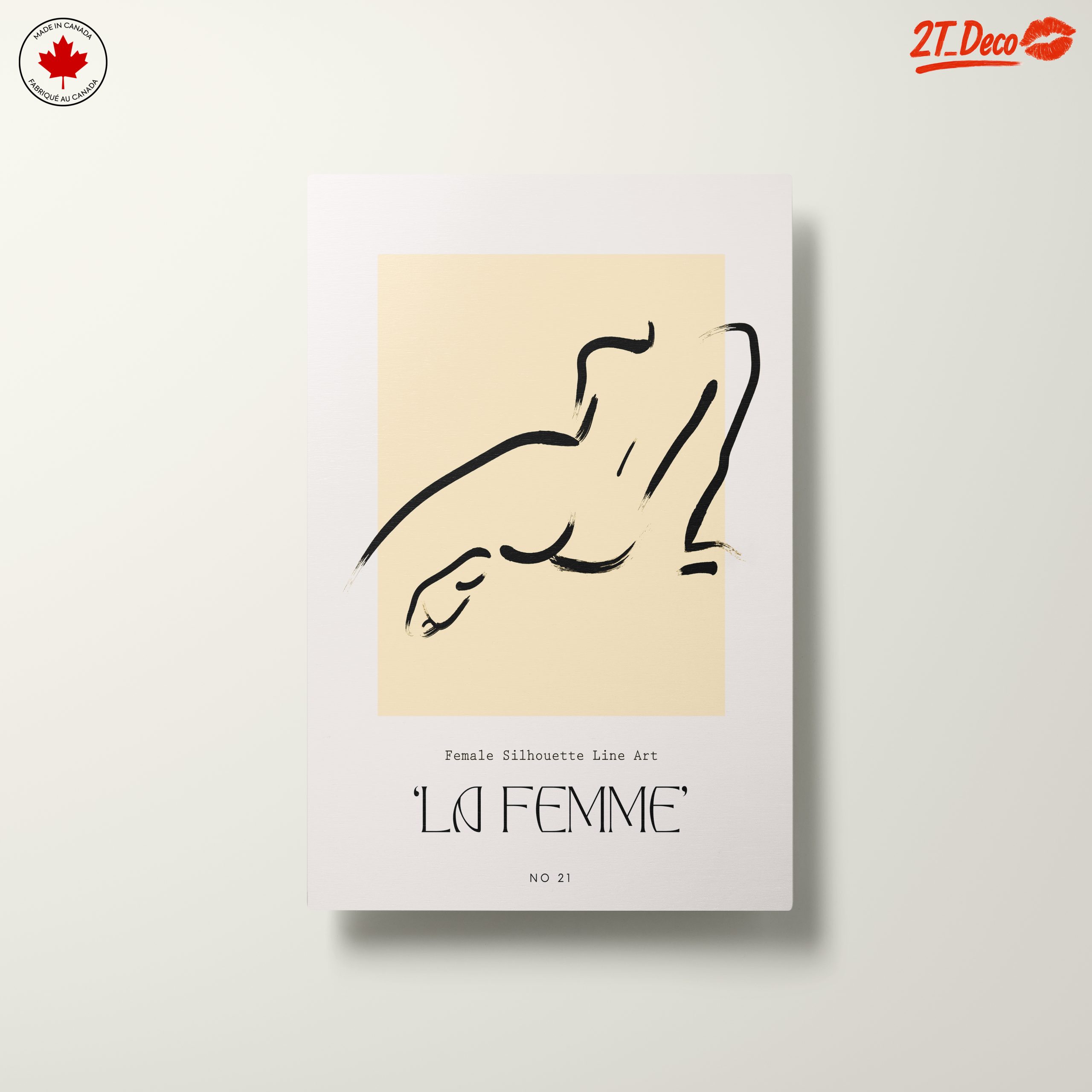 Minimalist Female Silhouette Art - La Femme - Image 10