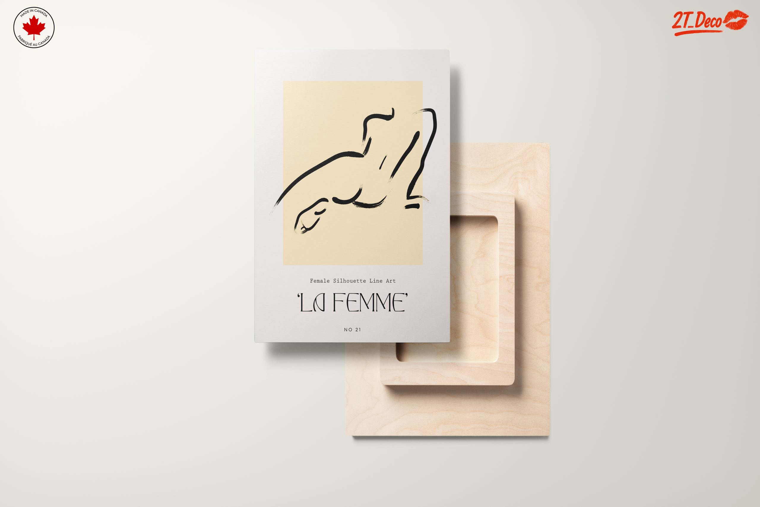 Minimalist Female Silhouette Art - La Femme - Image 11