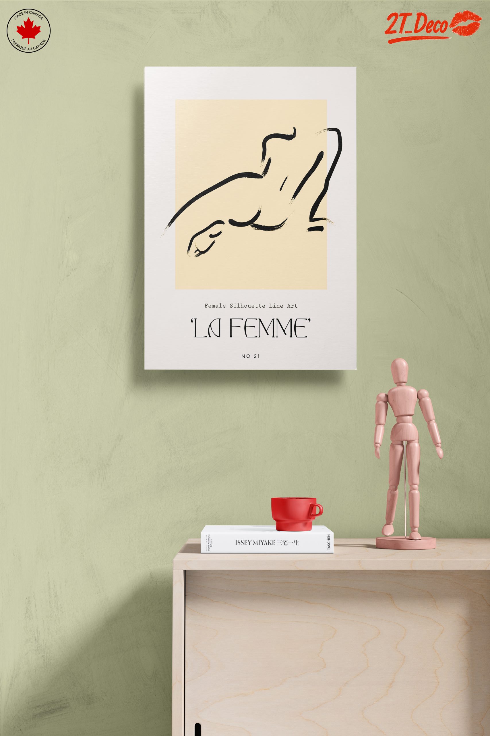 Minimalist Female Silhouette Art - La Femme - Image 14