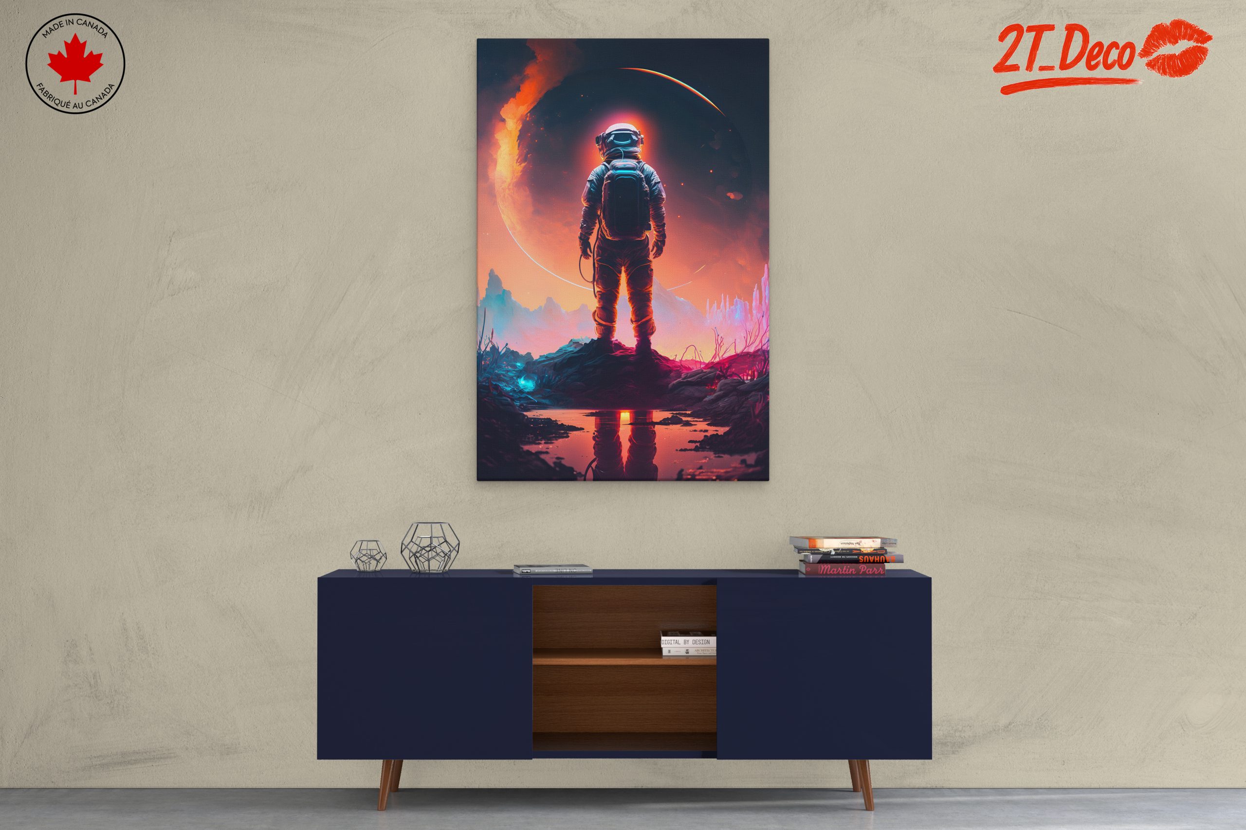 Astronaut in a Vivid Cosmic Landscape - Image 3
