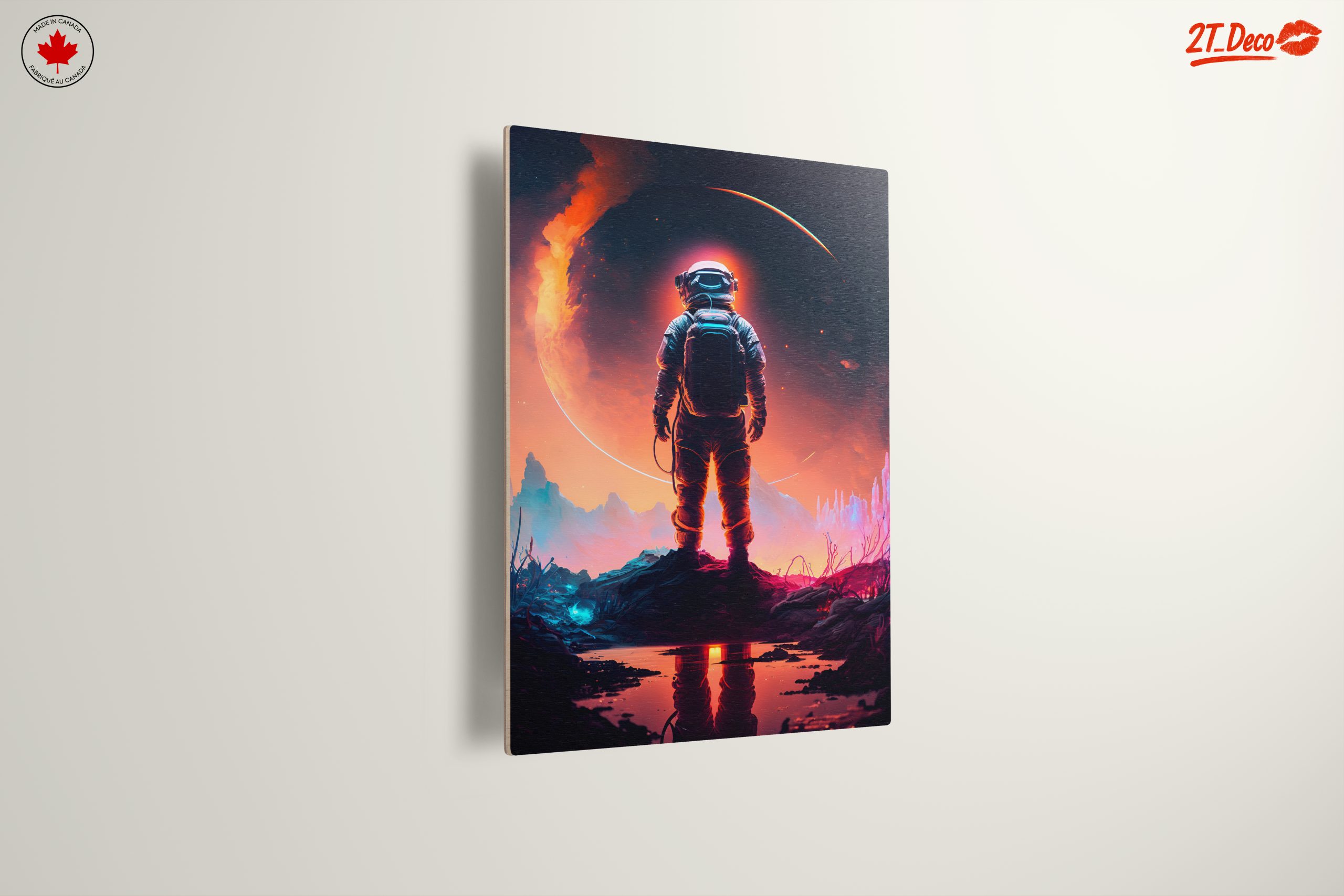 Astronaut in a Vivid Cosmic Landscape - Image 13