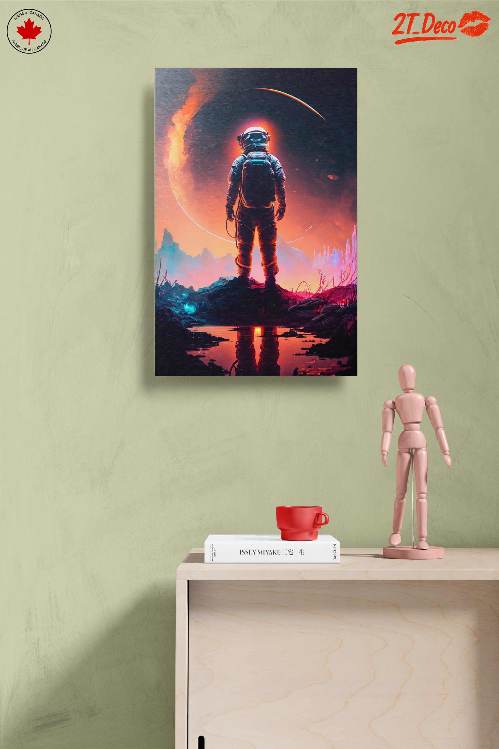 Astronaut in a Vivid Cosmic Landscape - Image 14