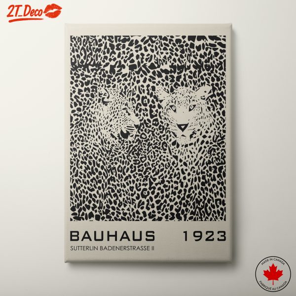 Bauhaus Leopard Pattern Art