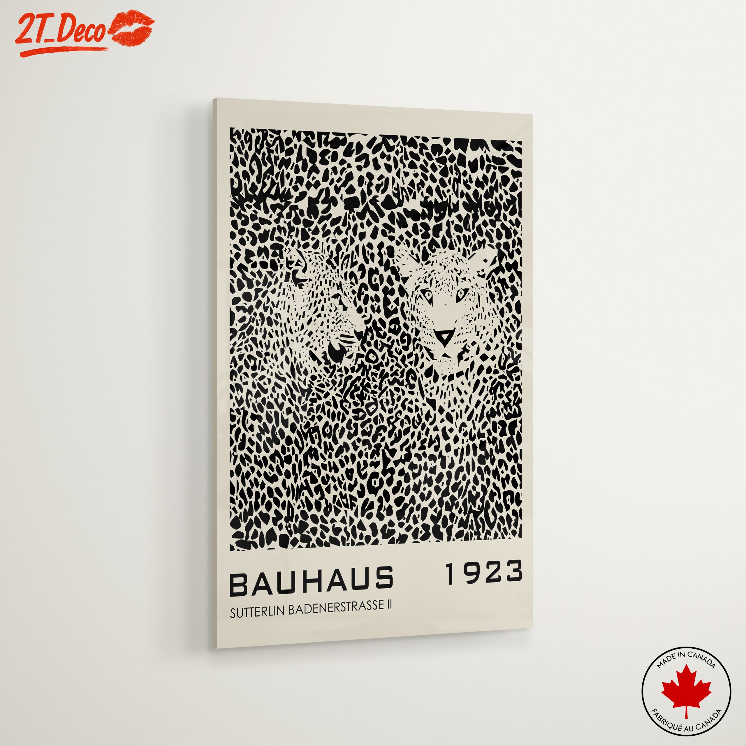 Bauhaus Leopard Pattern Art - Image 6