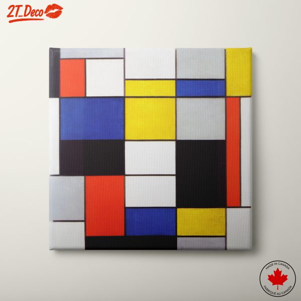 Geometric Abstract Colorful Composition