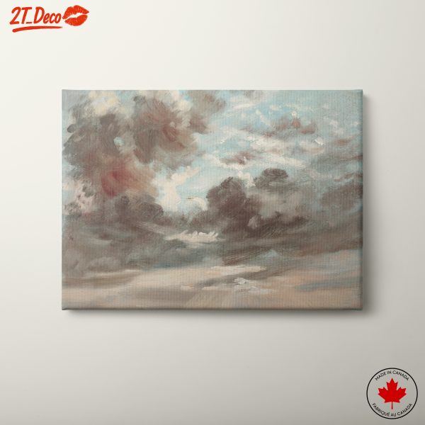 Dramatic Cloudy Sky Landscape Artwork