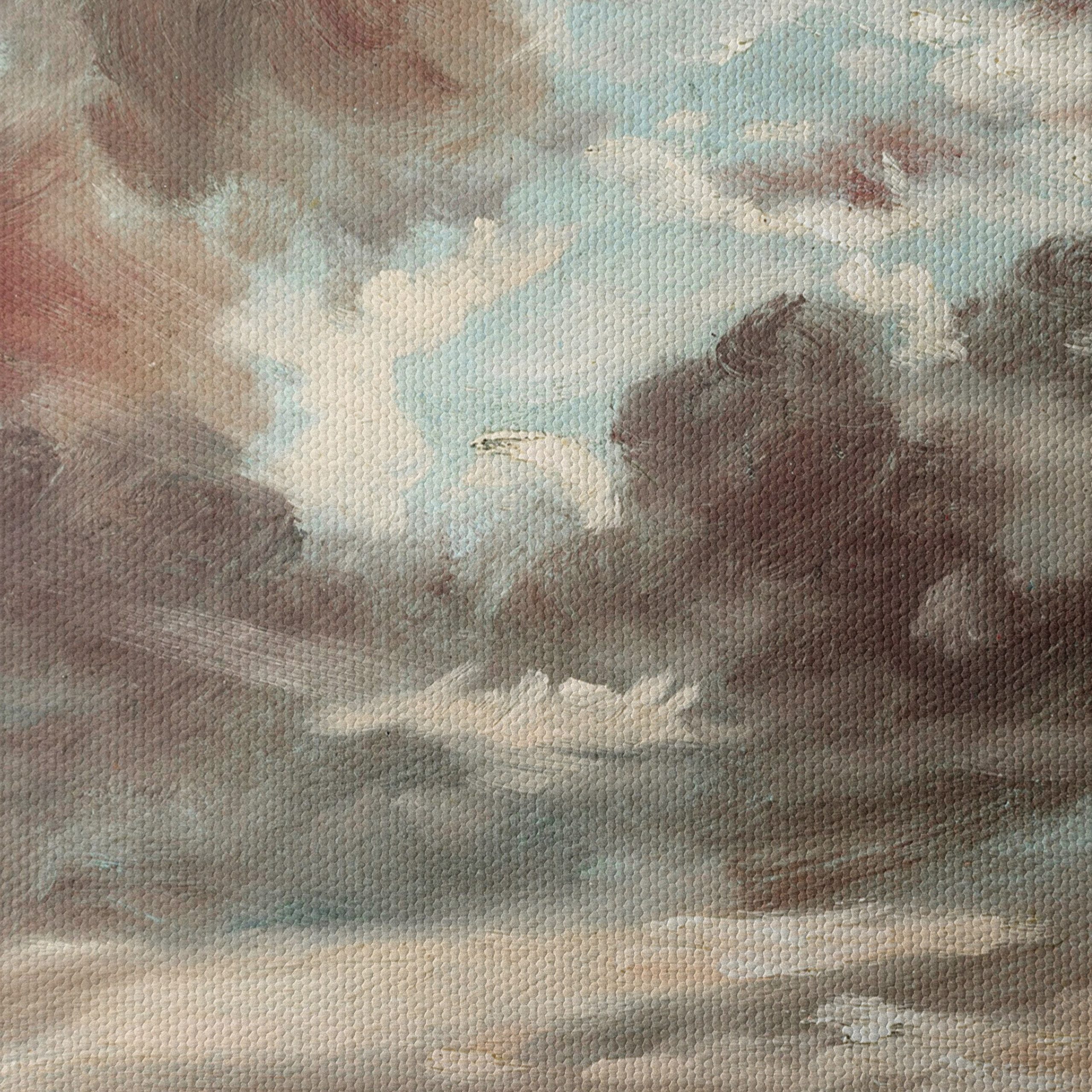 Dramatic Cloudy Sky Landscape Artwork - Image 4