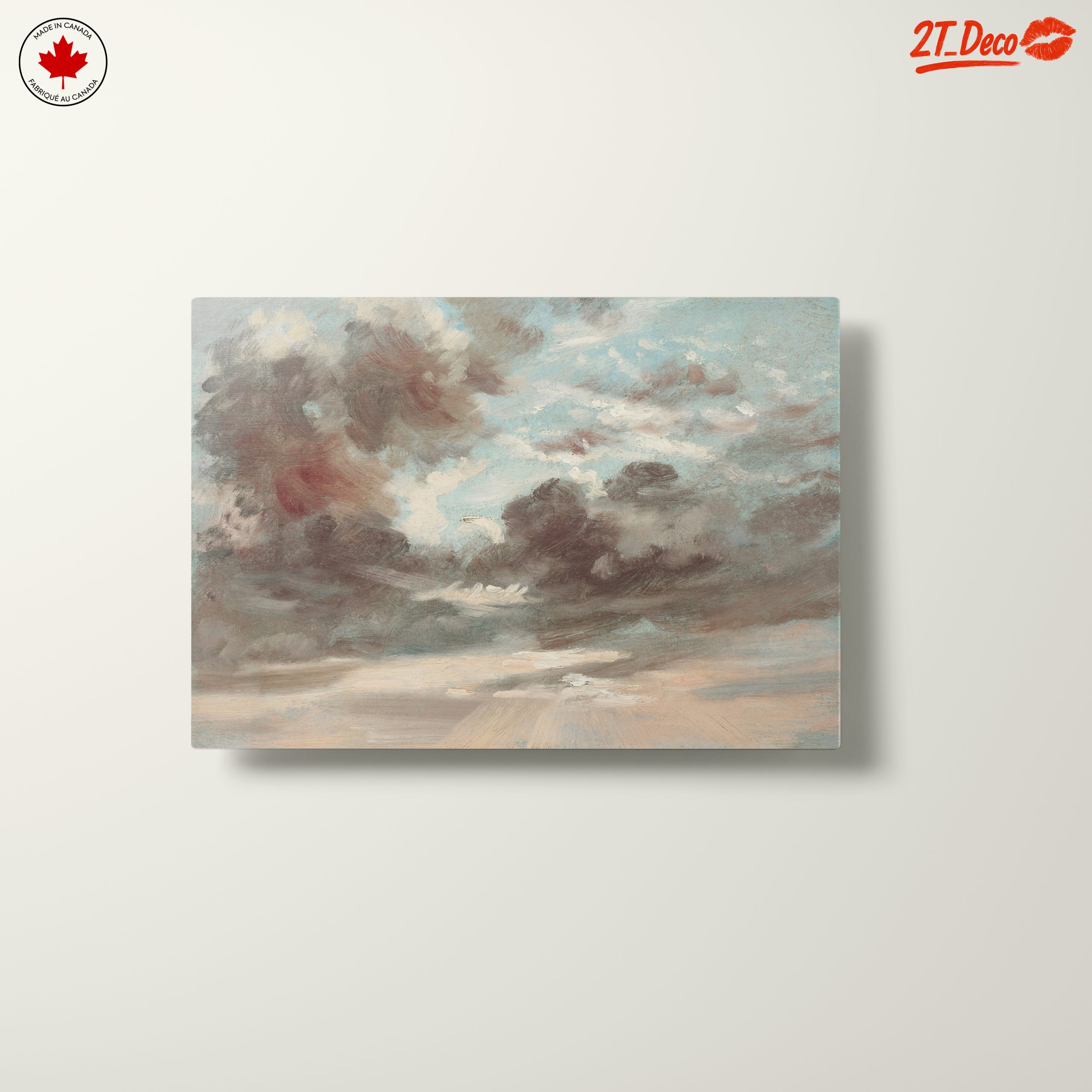 Dramatic Cloudy Sky Landscape Artwork - Image 10
