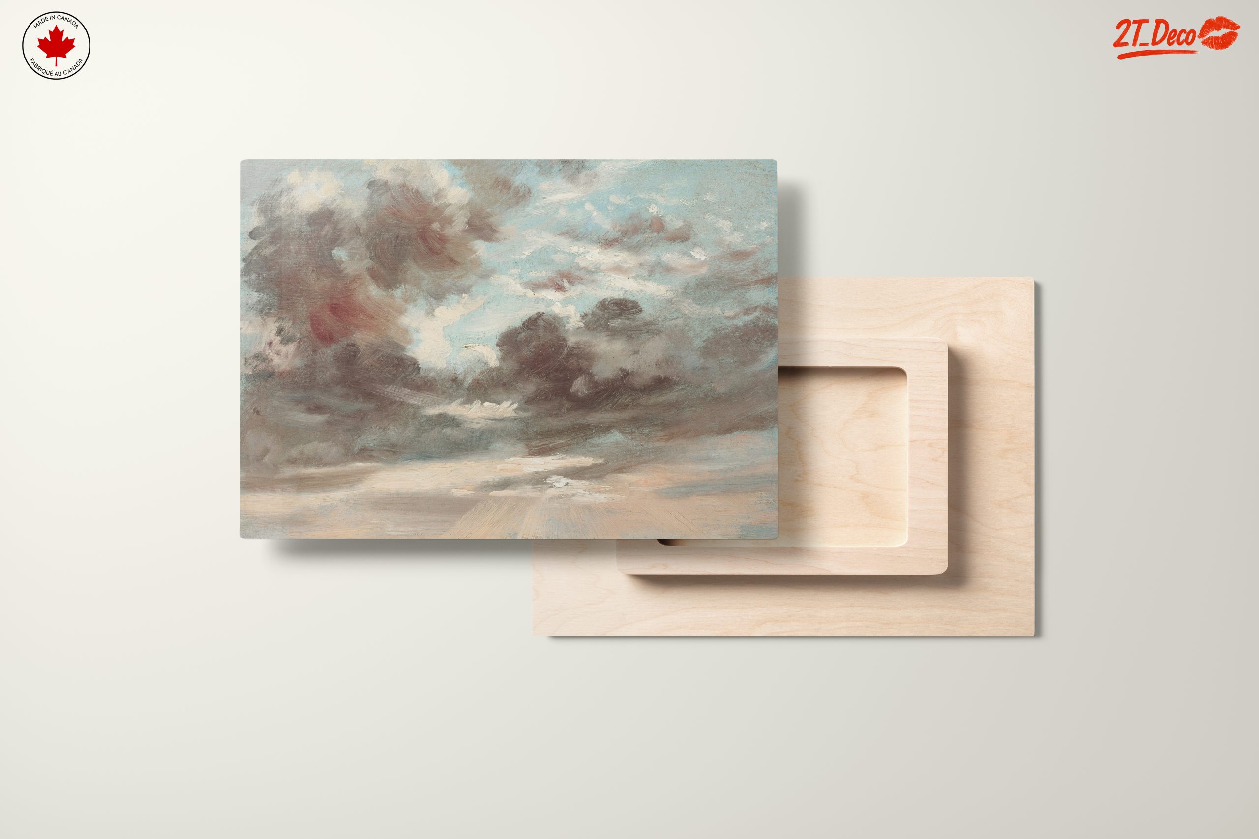 Dramatic Cloudy Sky Landscape Artwork - Image 11