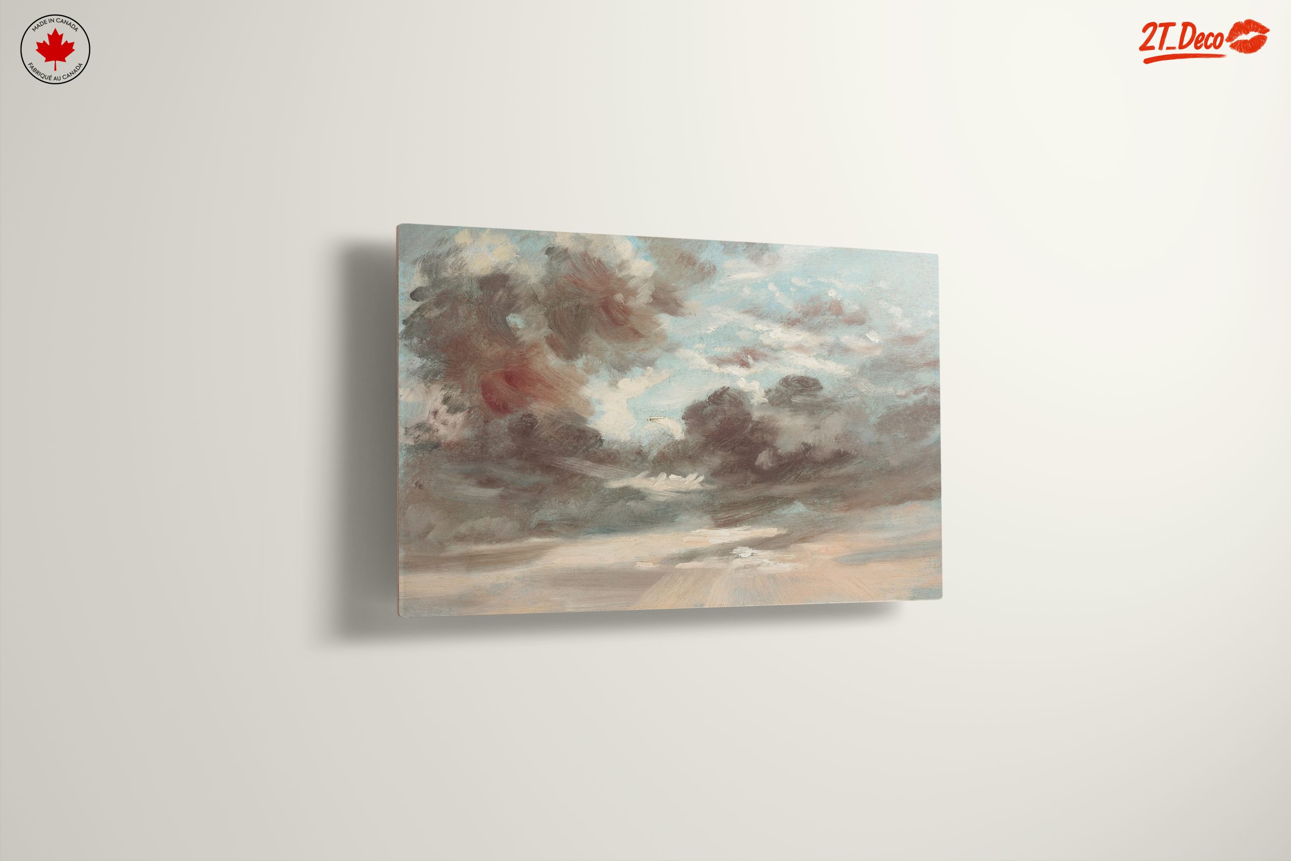 Dramatic Cloudy Sky Landscape Artwork - Image 13