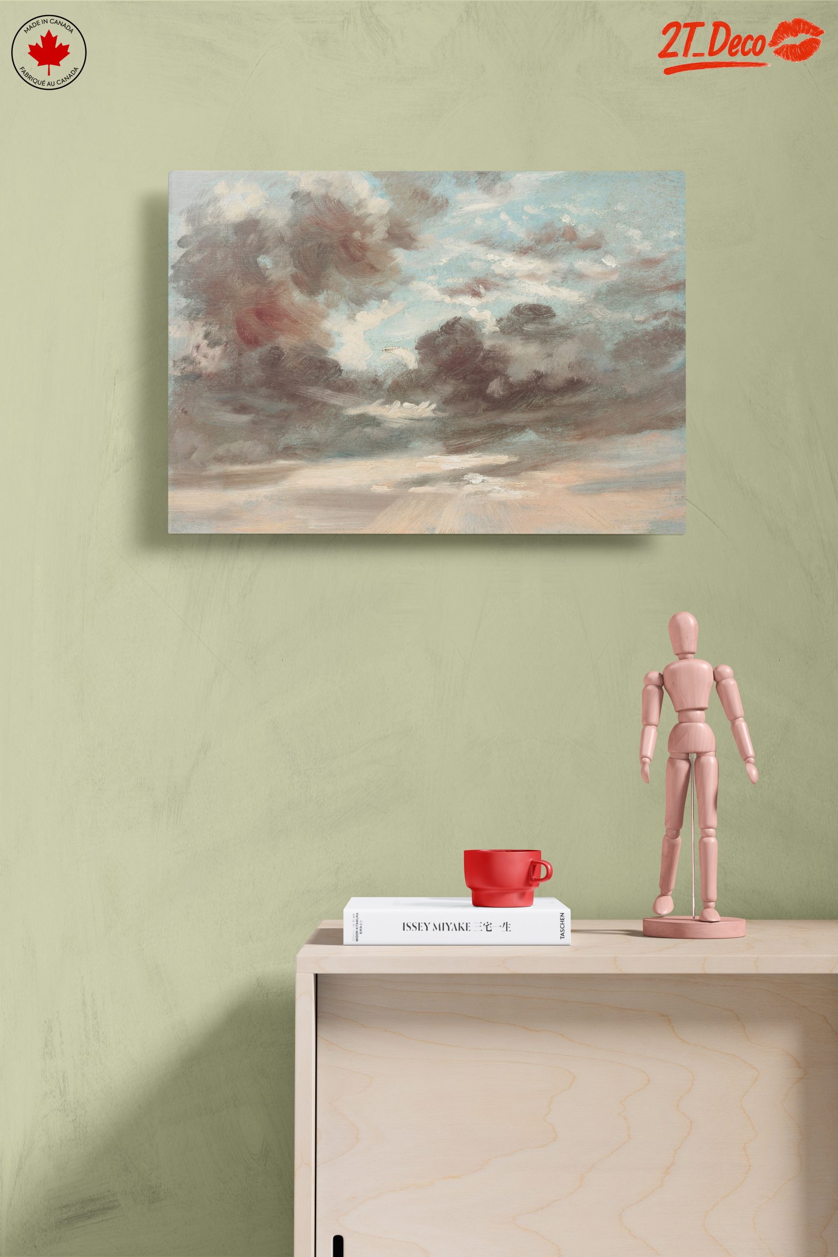 Dramatic Cloudy Sky Landscape Artwork - Image 14