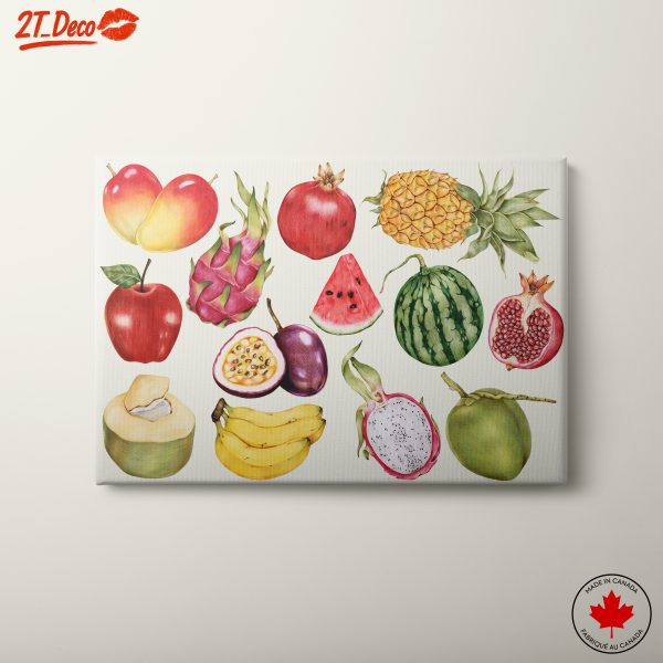 Colorful Abstract Fruit Art 4