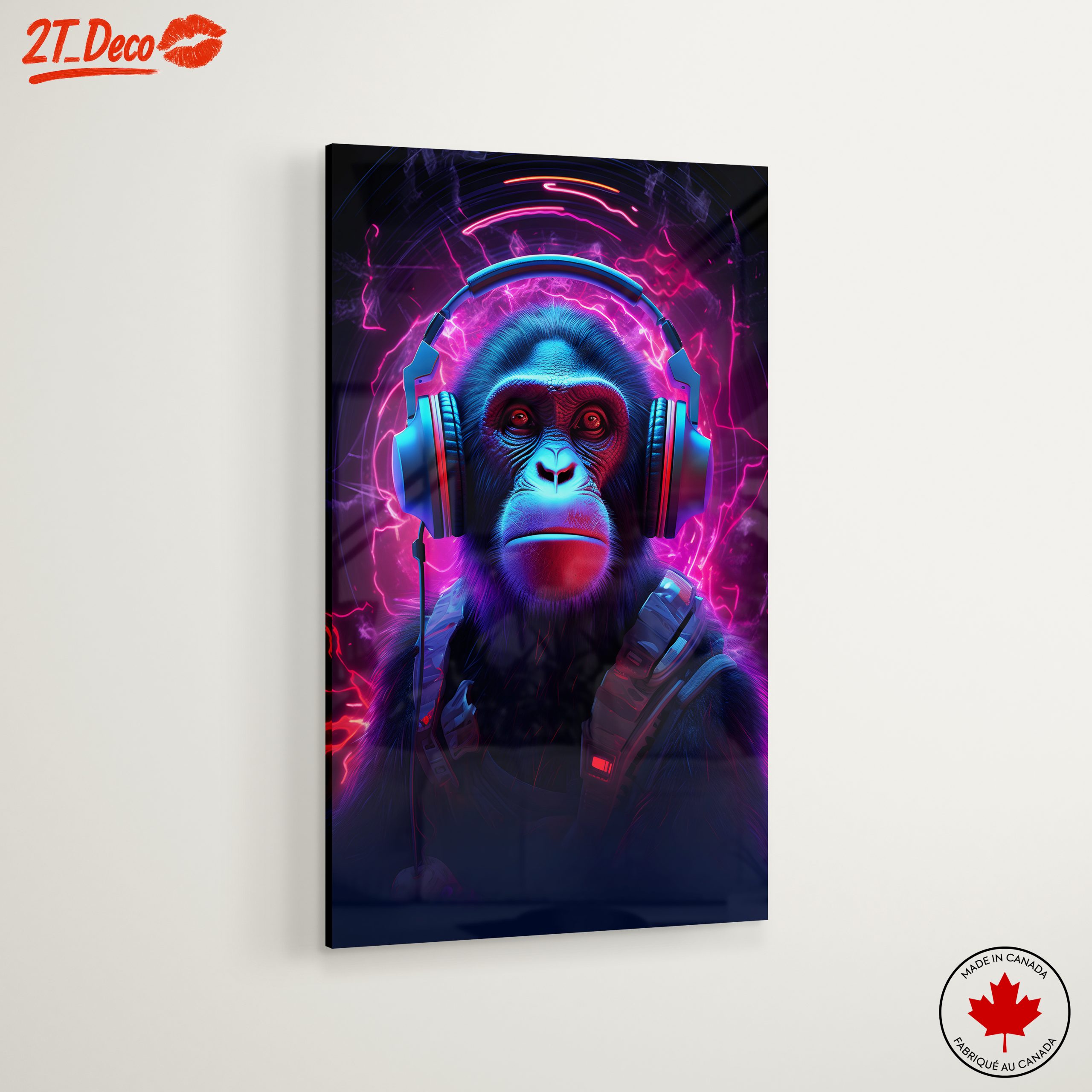 Stylized Gorilla Character with Headphones - Image 6
