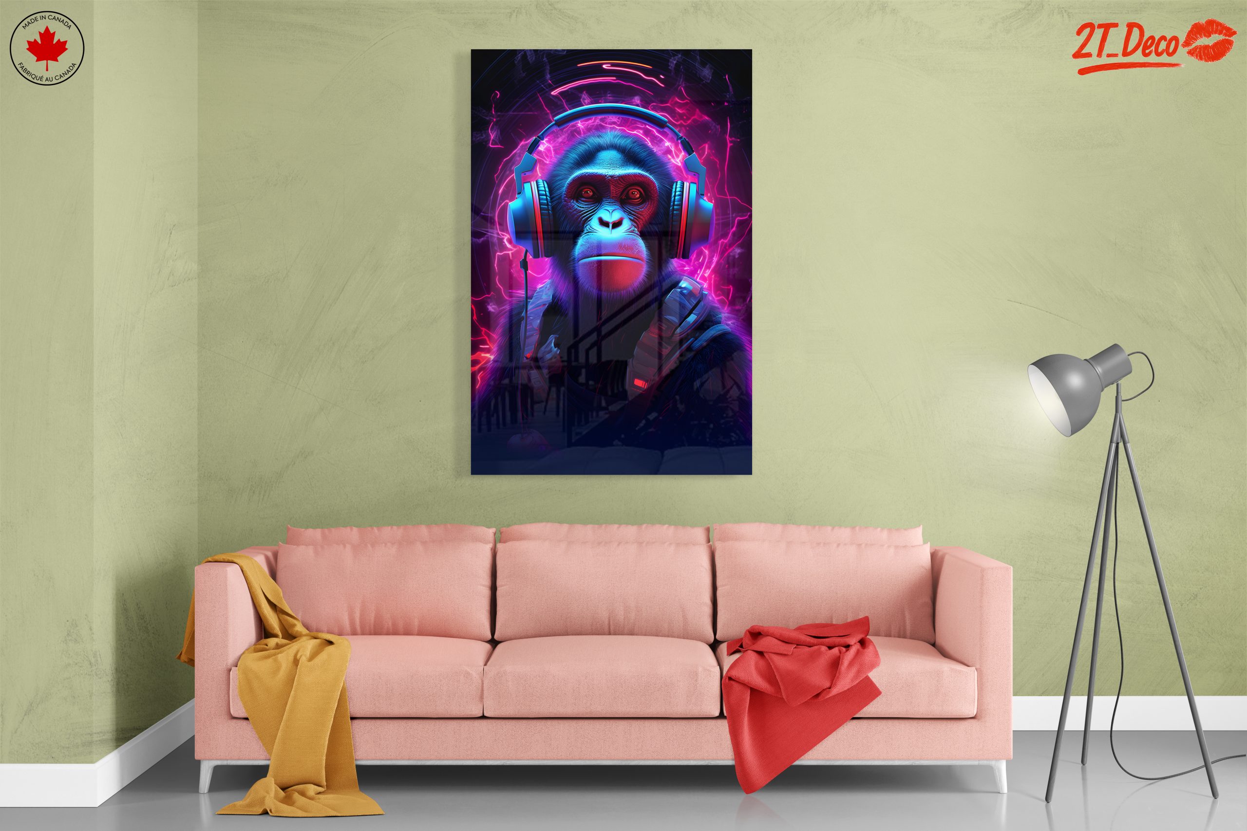 Stylized Gorilla Character with Headphones - Image 7