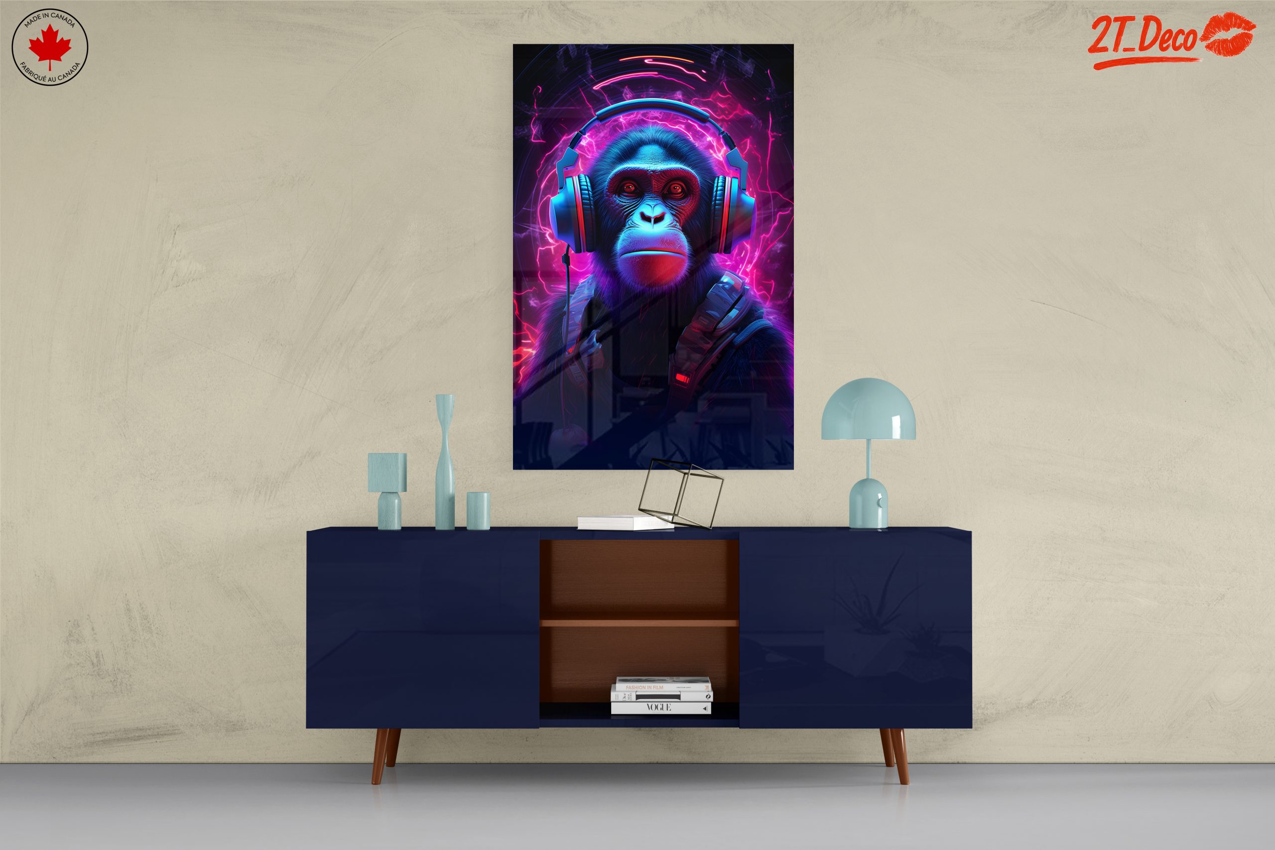 Stylized Gorilla Character with Headphones - Image 8
