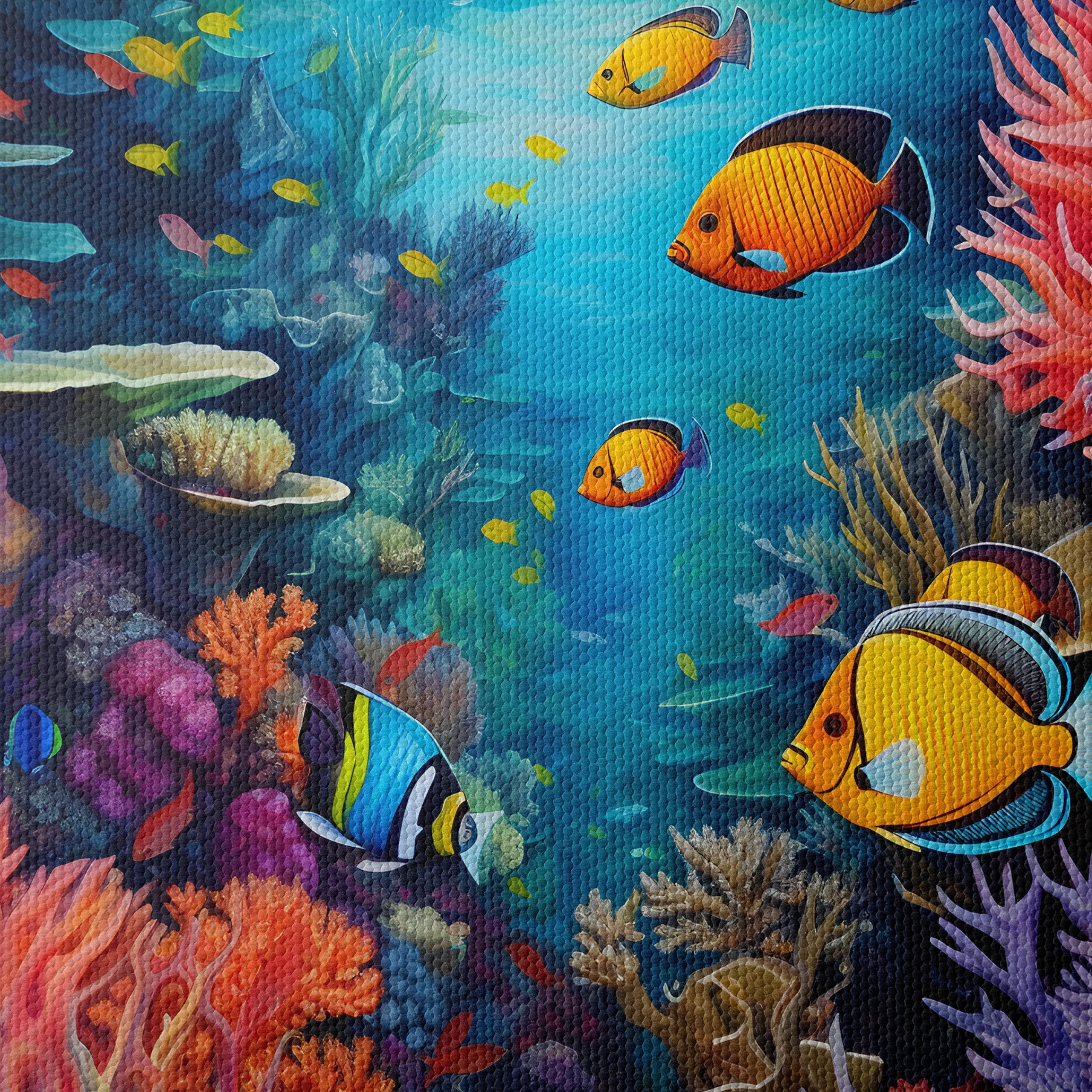 Colorful Abstract Marine Life Underwater Artwork - Image 4
