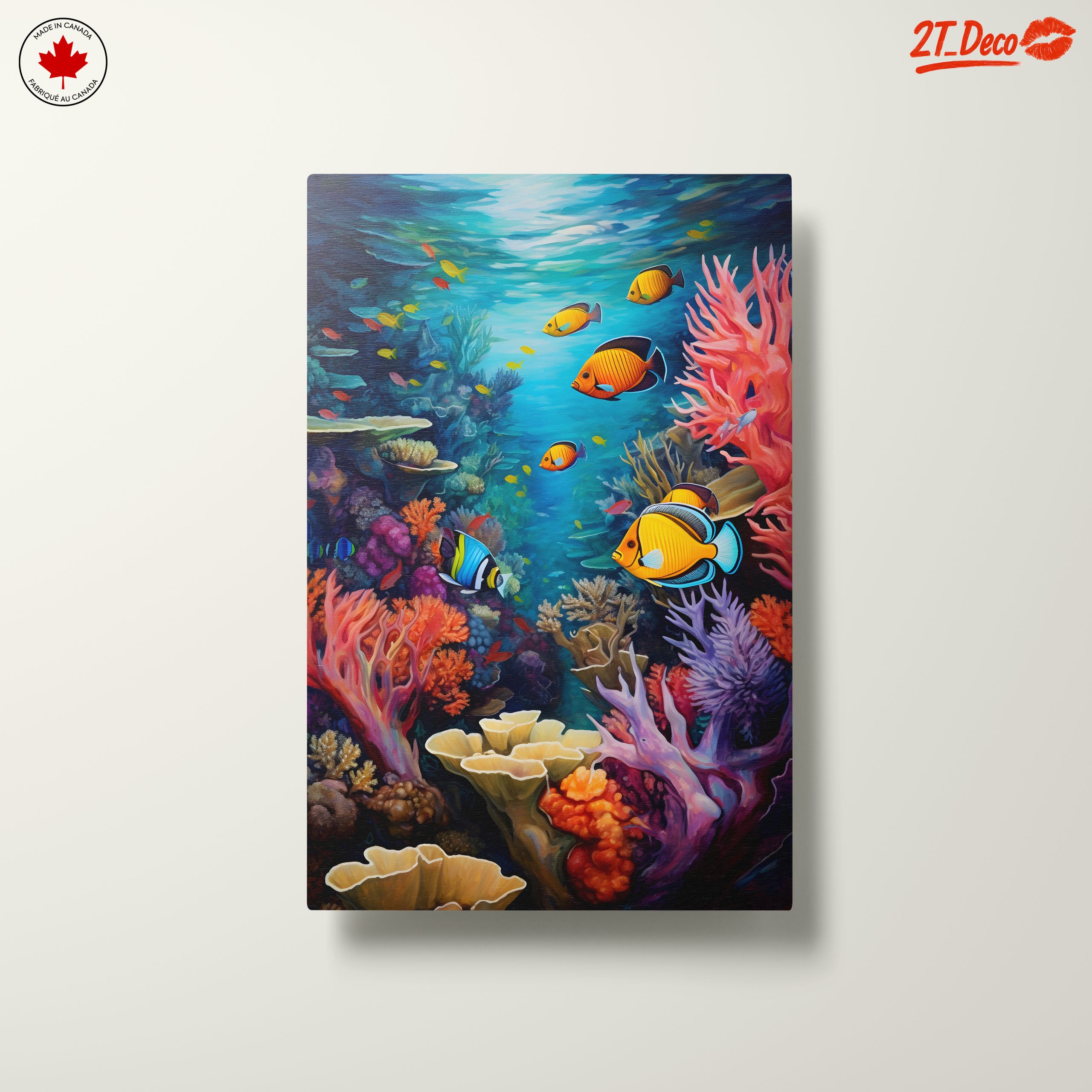 Colorful Abstract Marine Life Underwater Artwork - Image 10