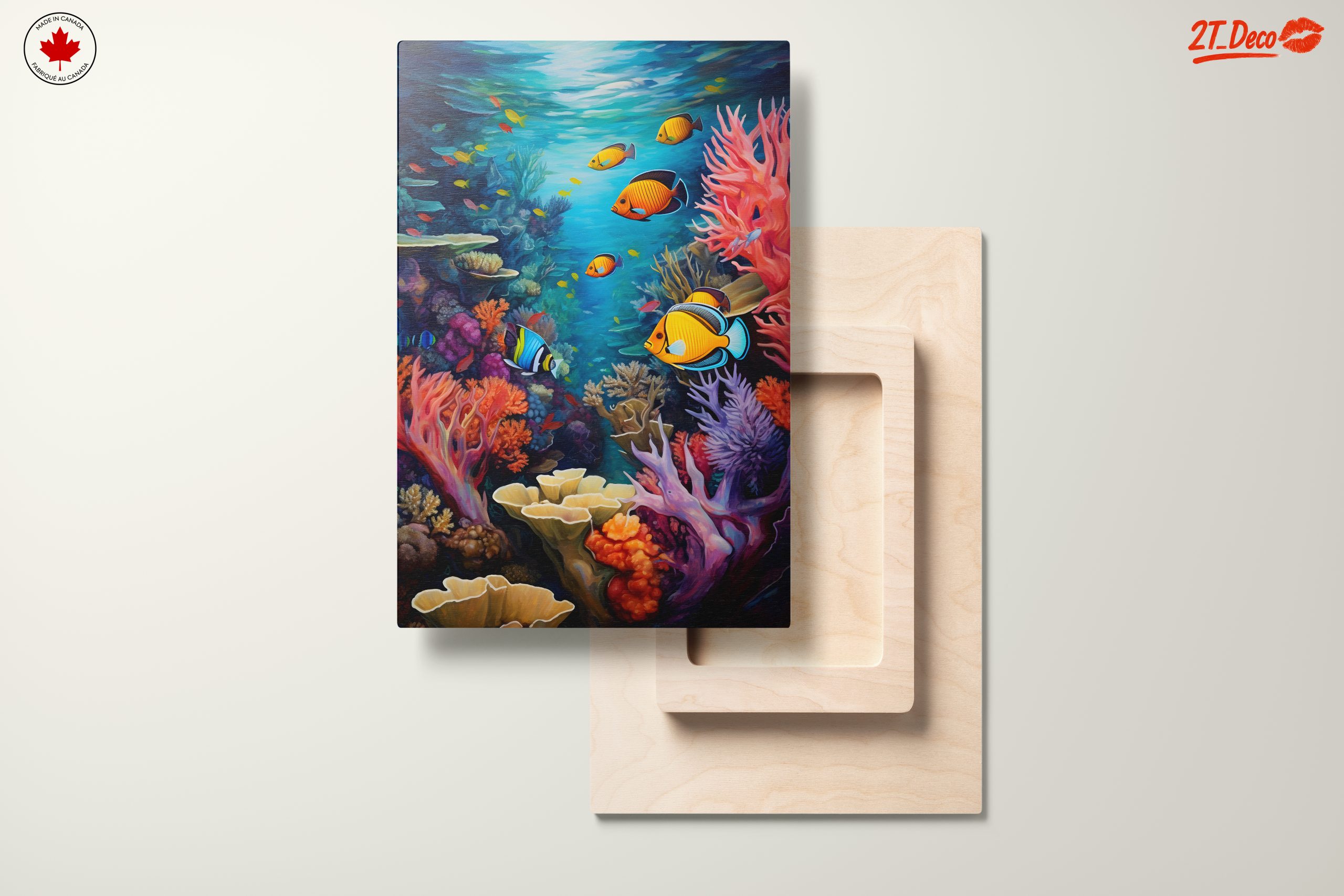 Colorful Abstract Marine Life Underwater Artwork - Image 11