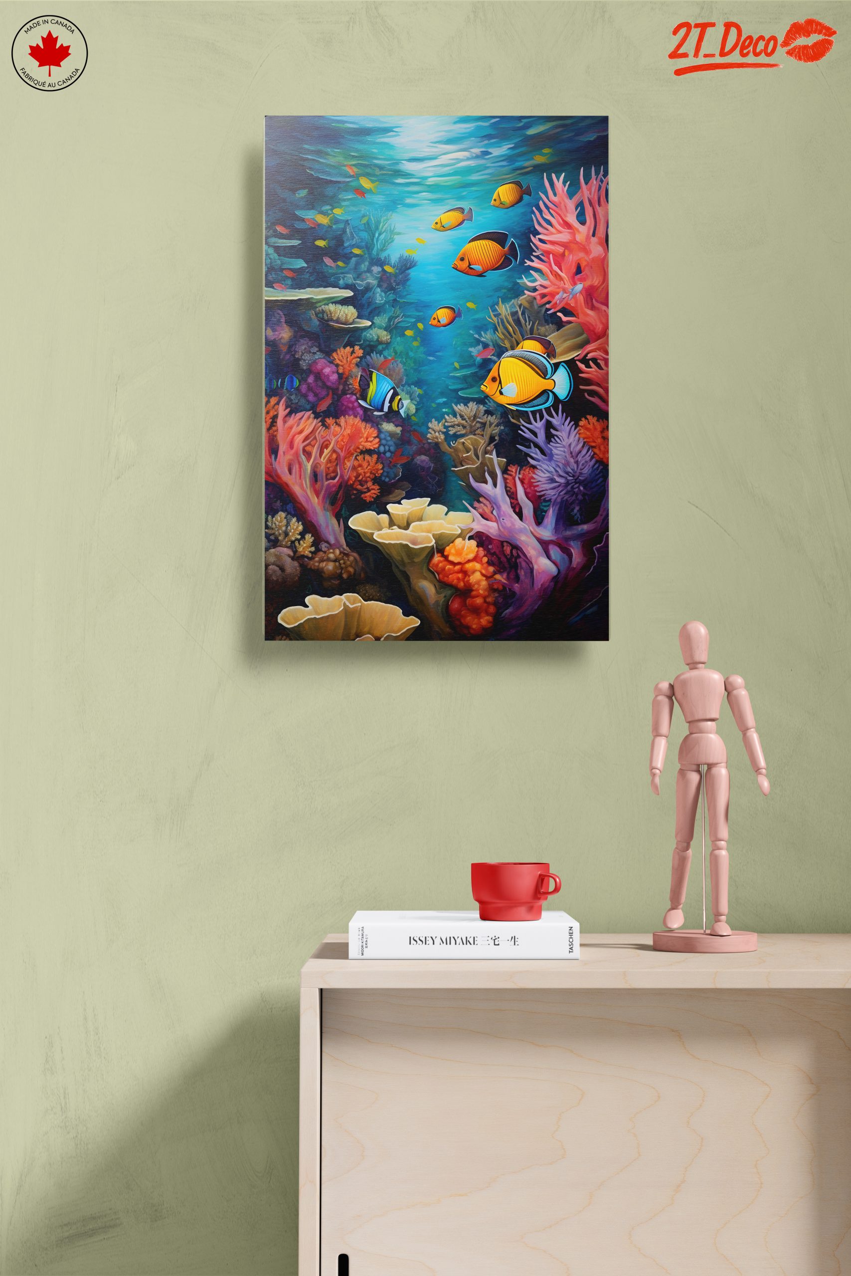 Colorful Abstract Marine Life Underwater Artwork - Image 14