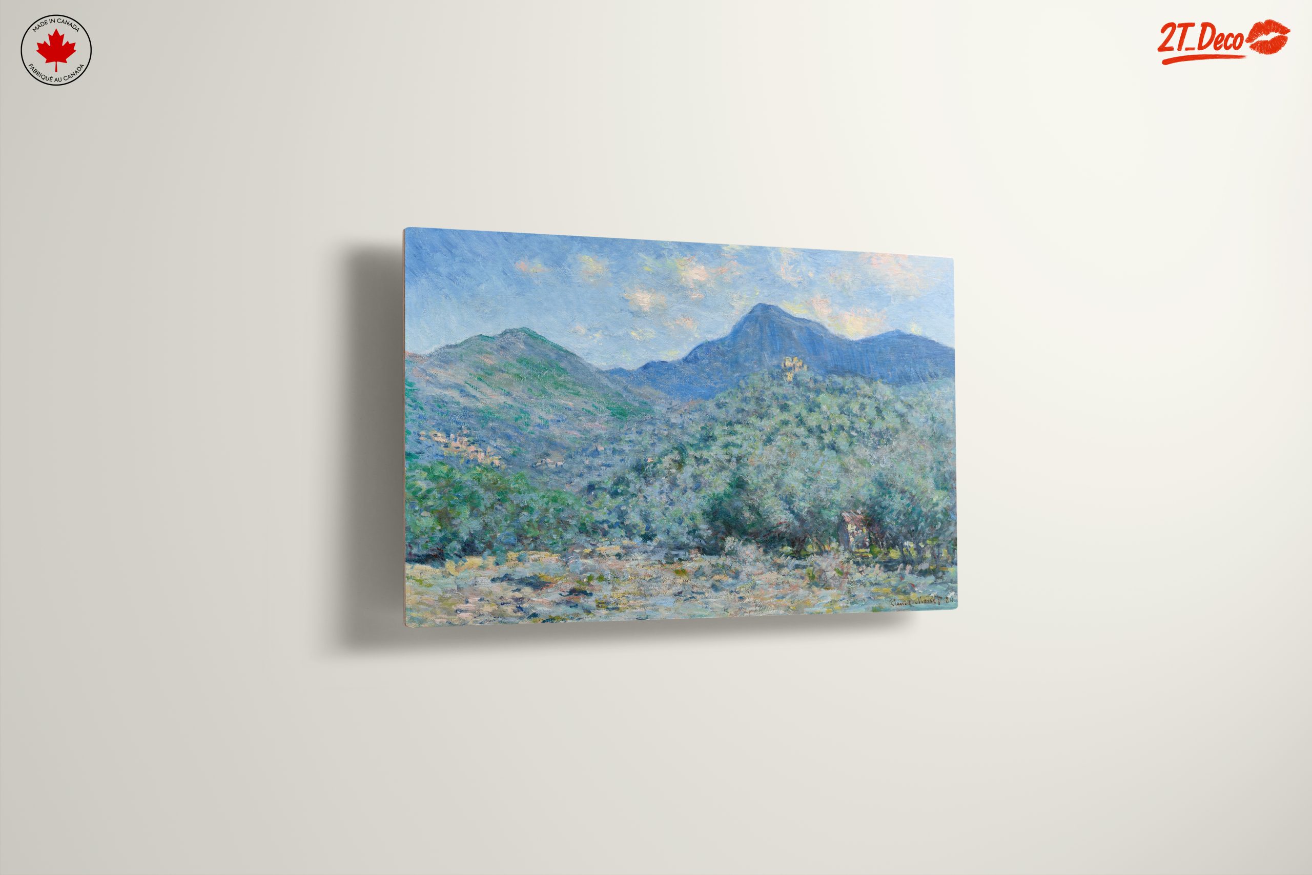 Impressionistic Abstract Landscape with Mountains - Image 13