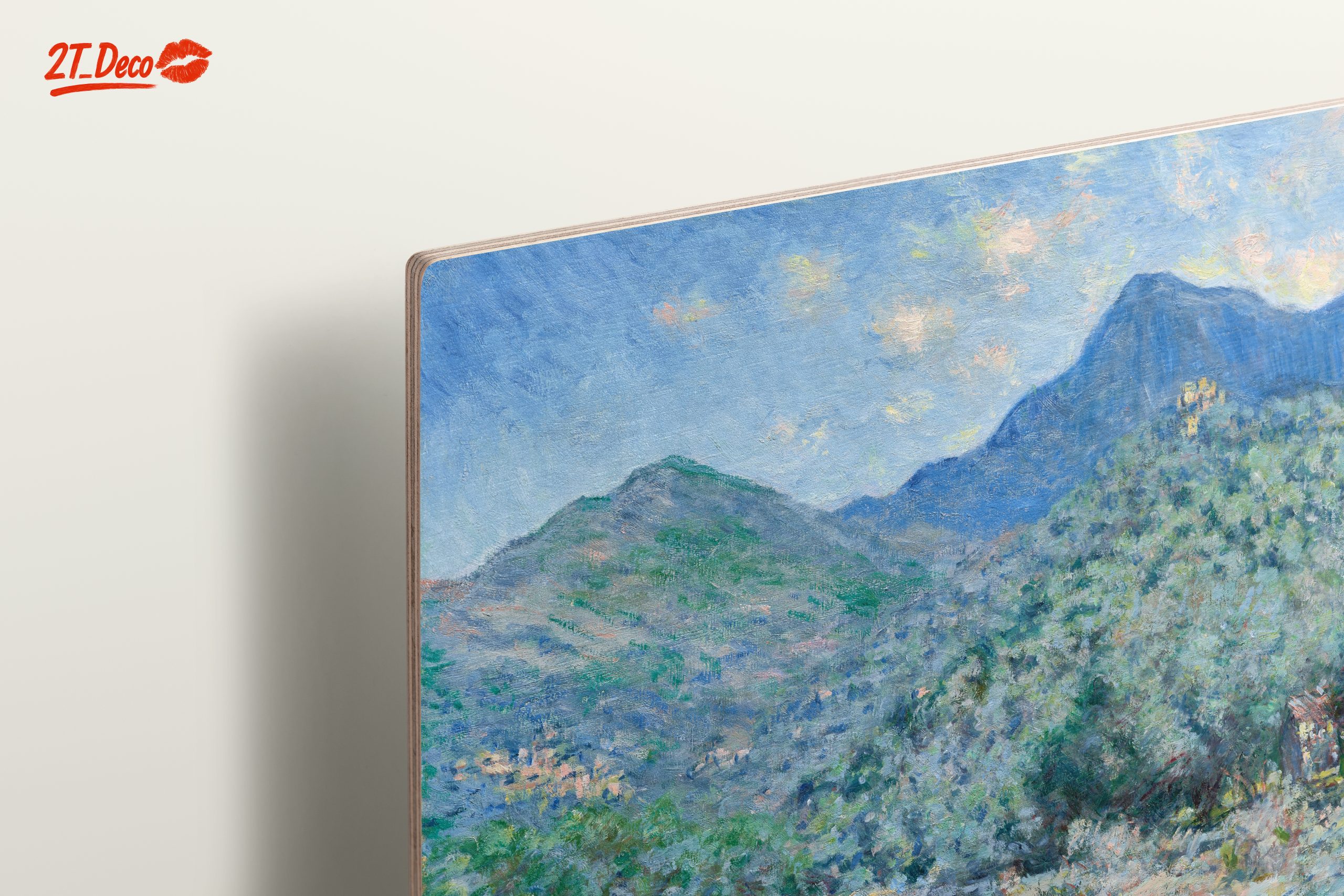 Impressionistic Abstract Landscape with Mountains - Image 15
