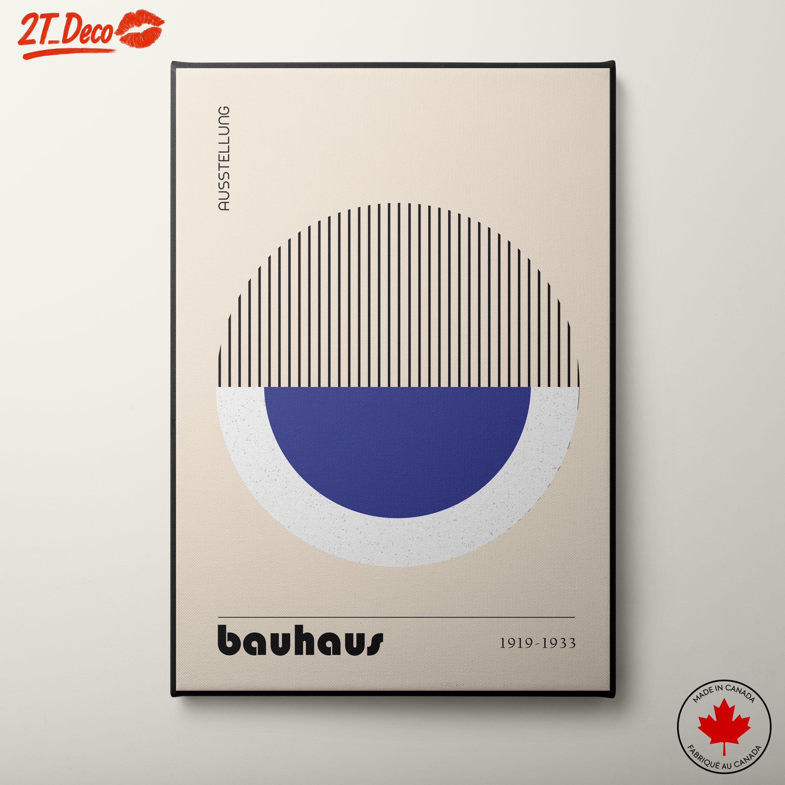 Geometric Bauhaus Art Piece