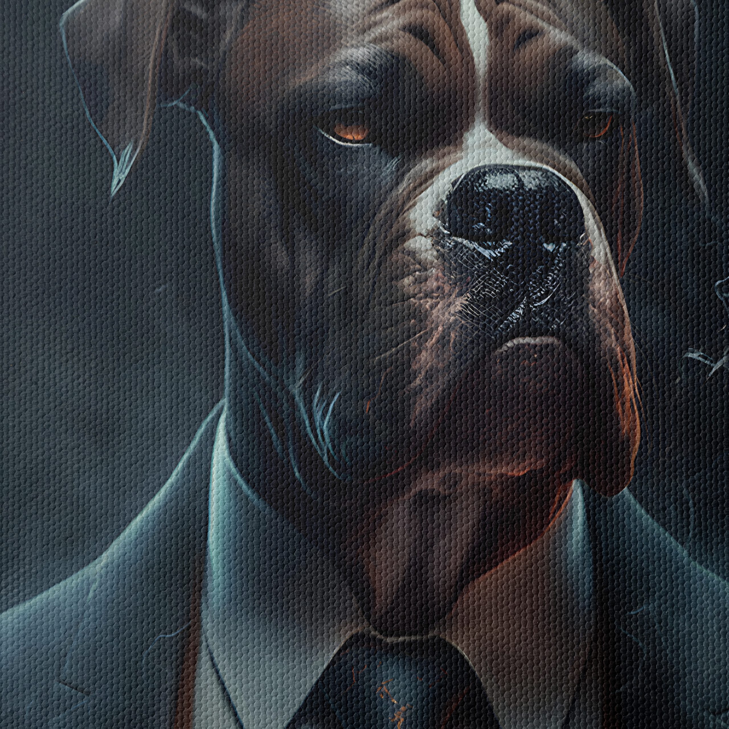 Elegant Dog in a Suit with Smoke - Image 4