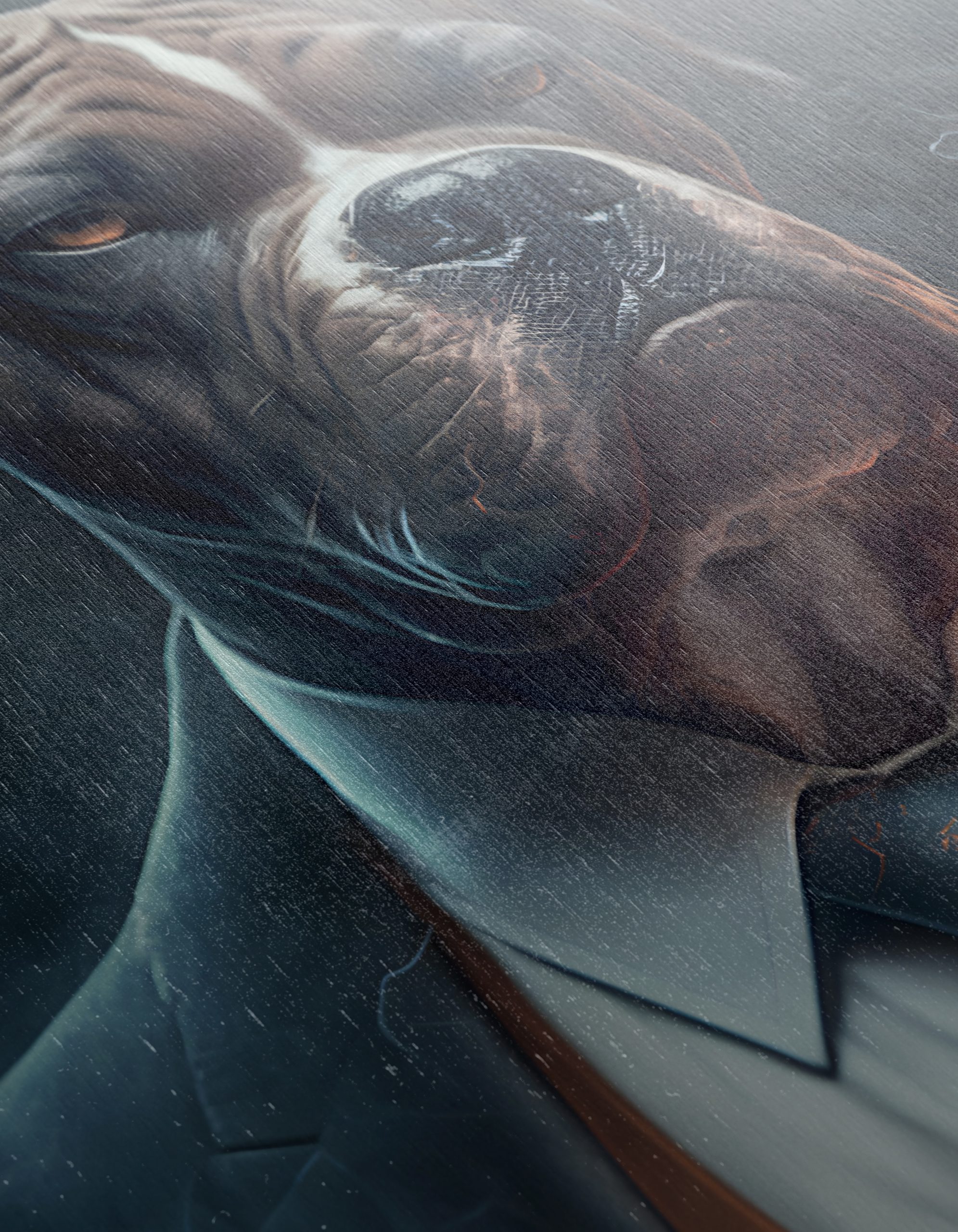 Elegant Dog in a Suit with Smoke - Image 12