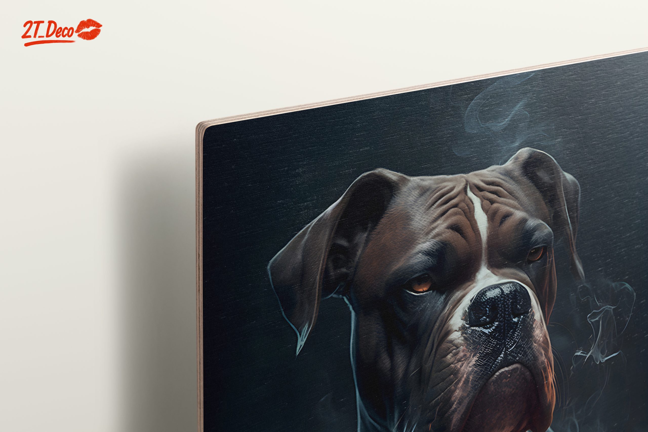 Elegant Dog in a Suit with Smoke - Image 15