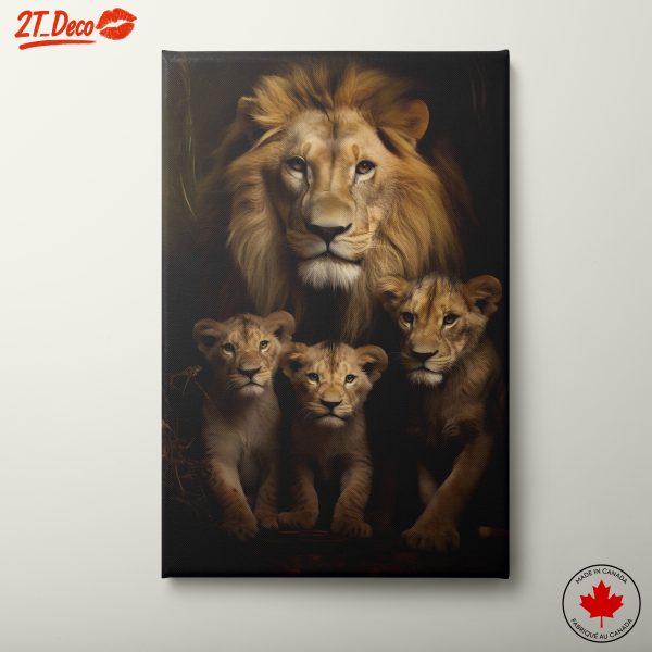 Majestic Lion Family Portrait 5