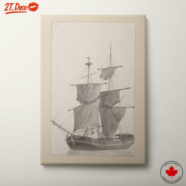Elegant Ship Artwork in Dynamic Style