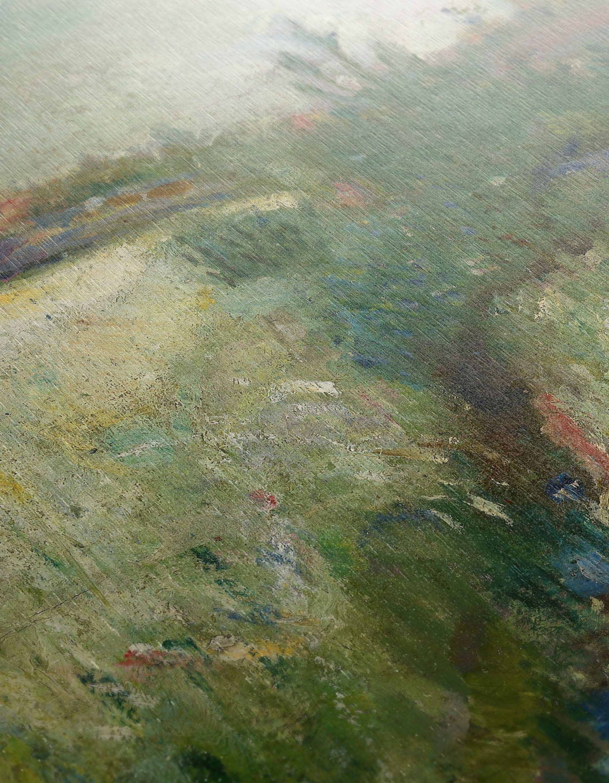 Abstract Landscape Painting with Moonlight - Image 12