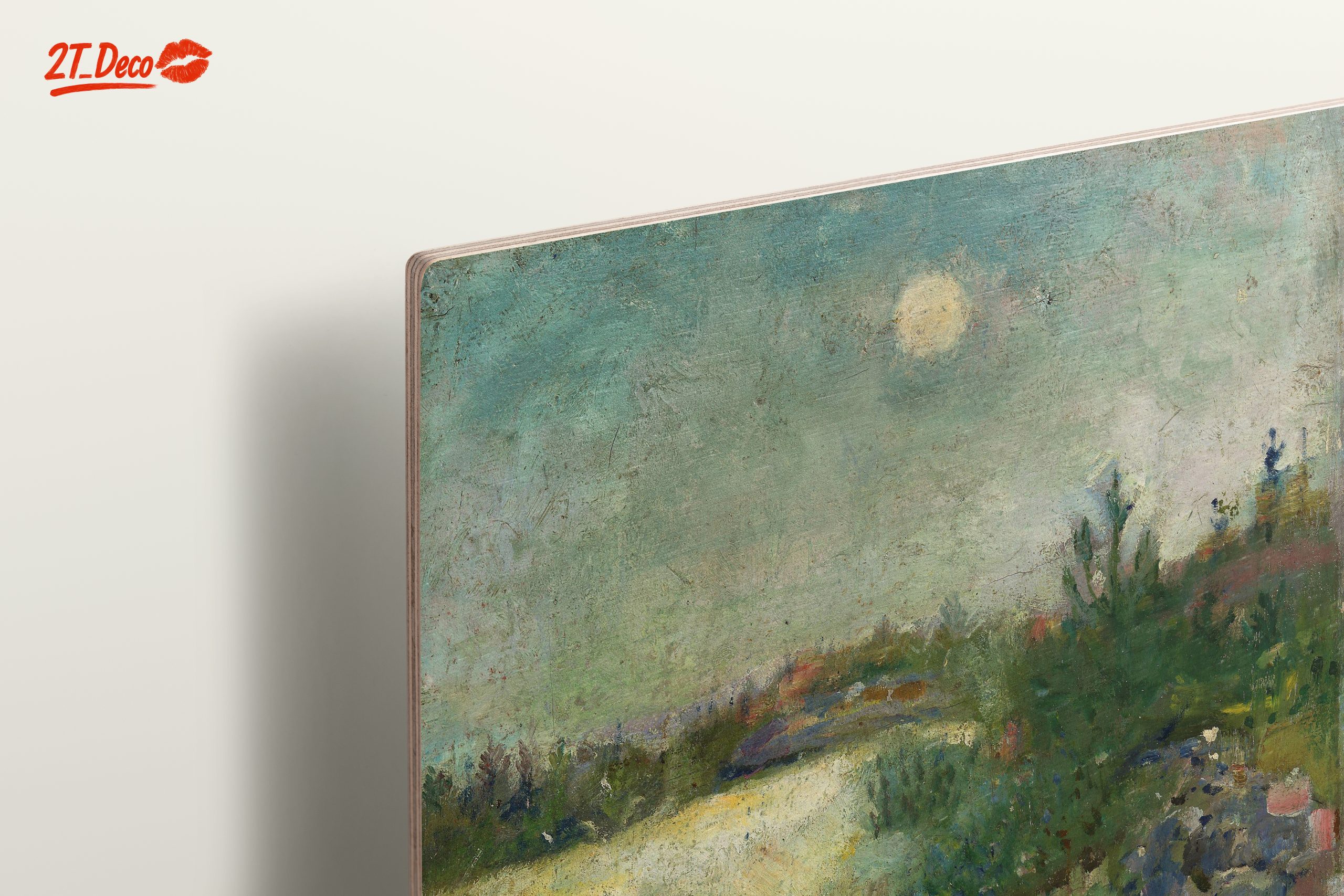 Abstract Landscape Painting with Moonlight - Image 15