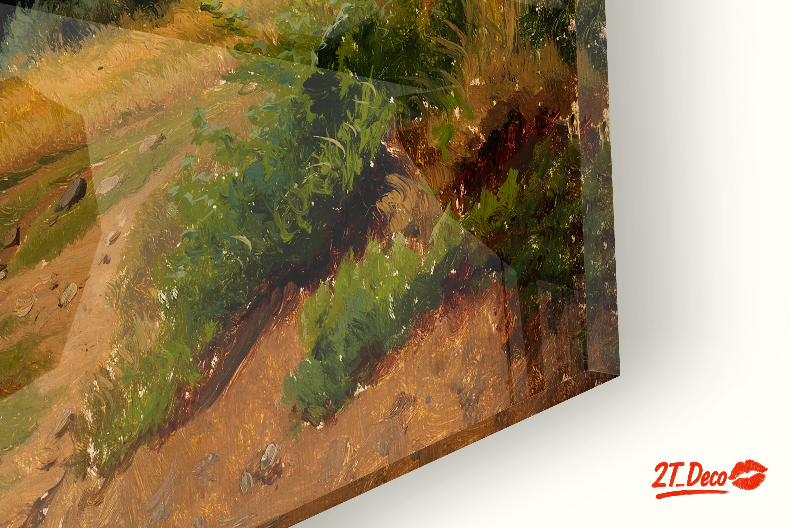 Peaceful Abstract Landscape with Hills and Clouds - Image 9