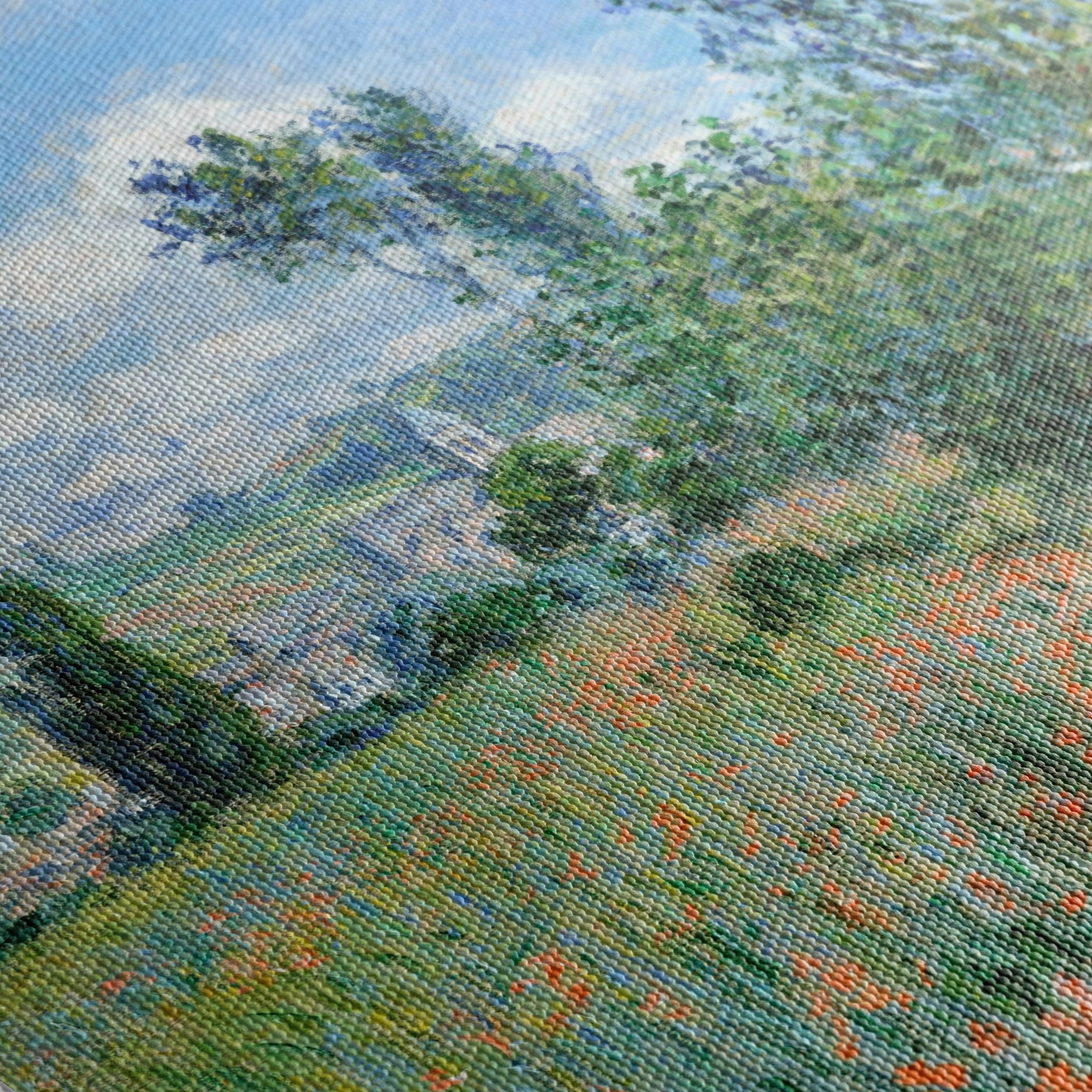 Beautiful Nature Landscape with Poppies and Trees - Image 5