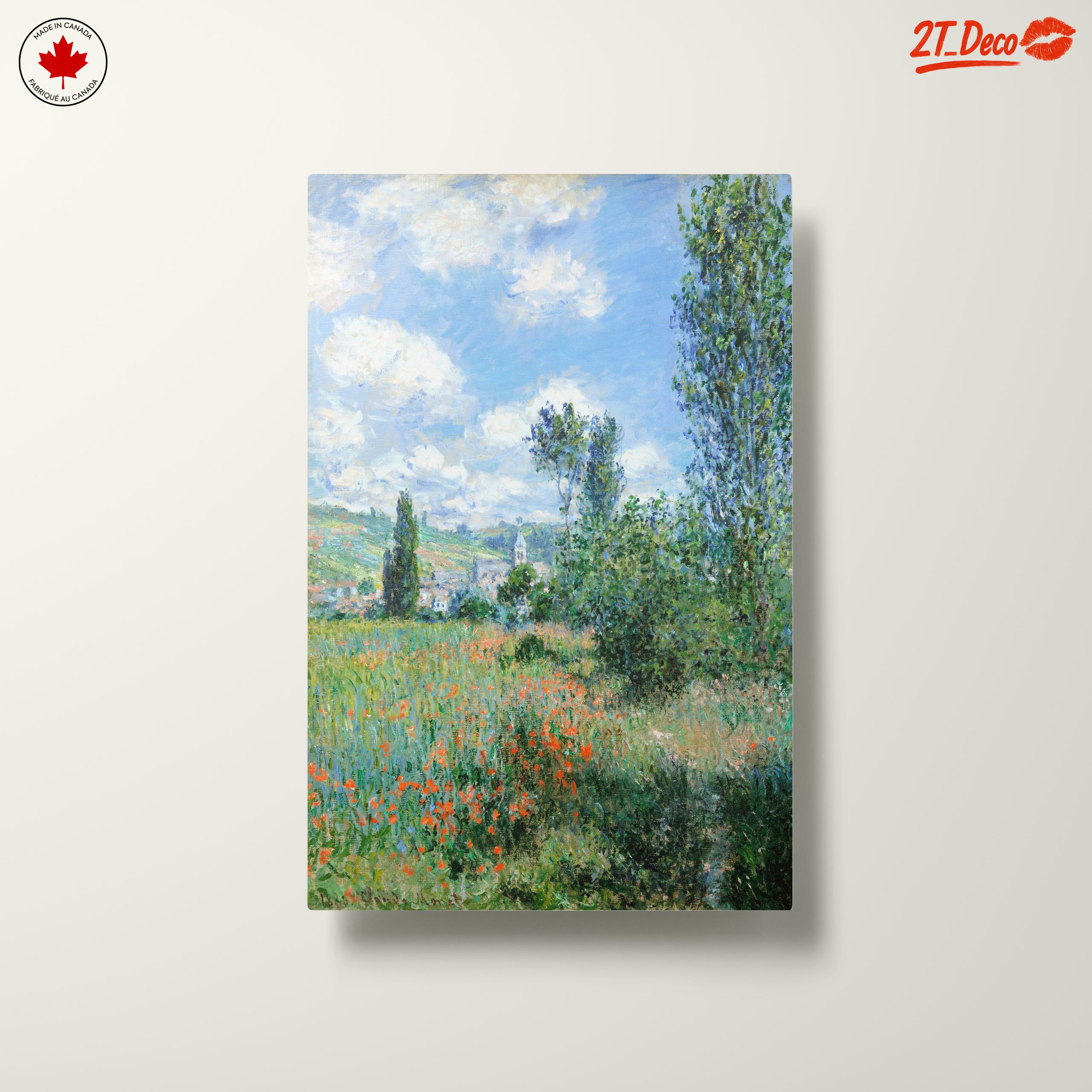 Beautiful Nature Landscape with Poppies and Trees - Image 10
